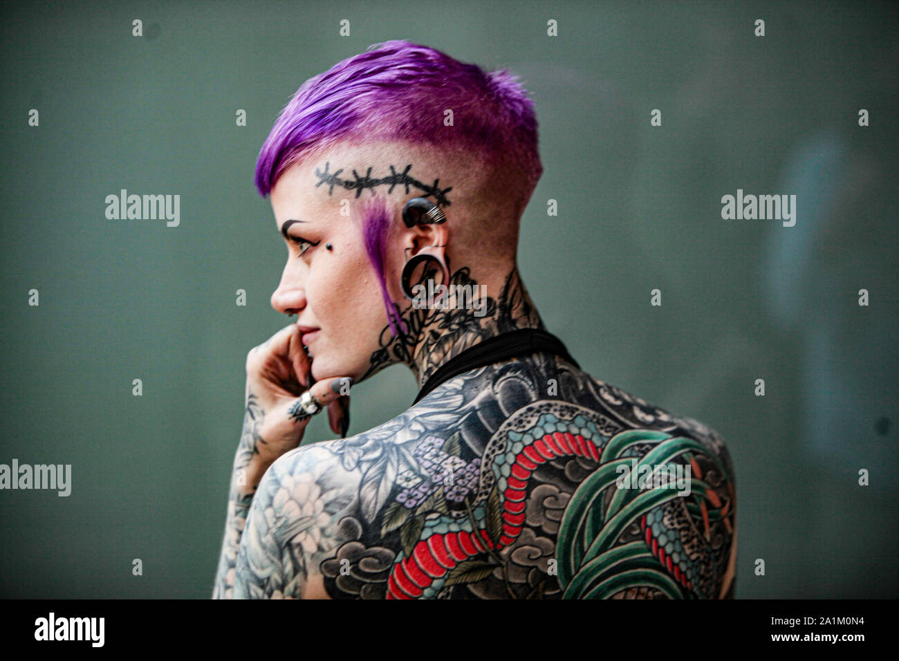 Traditional tattooing hi-res stock photography and images - Page 8