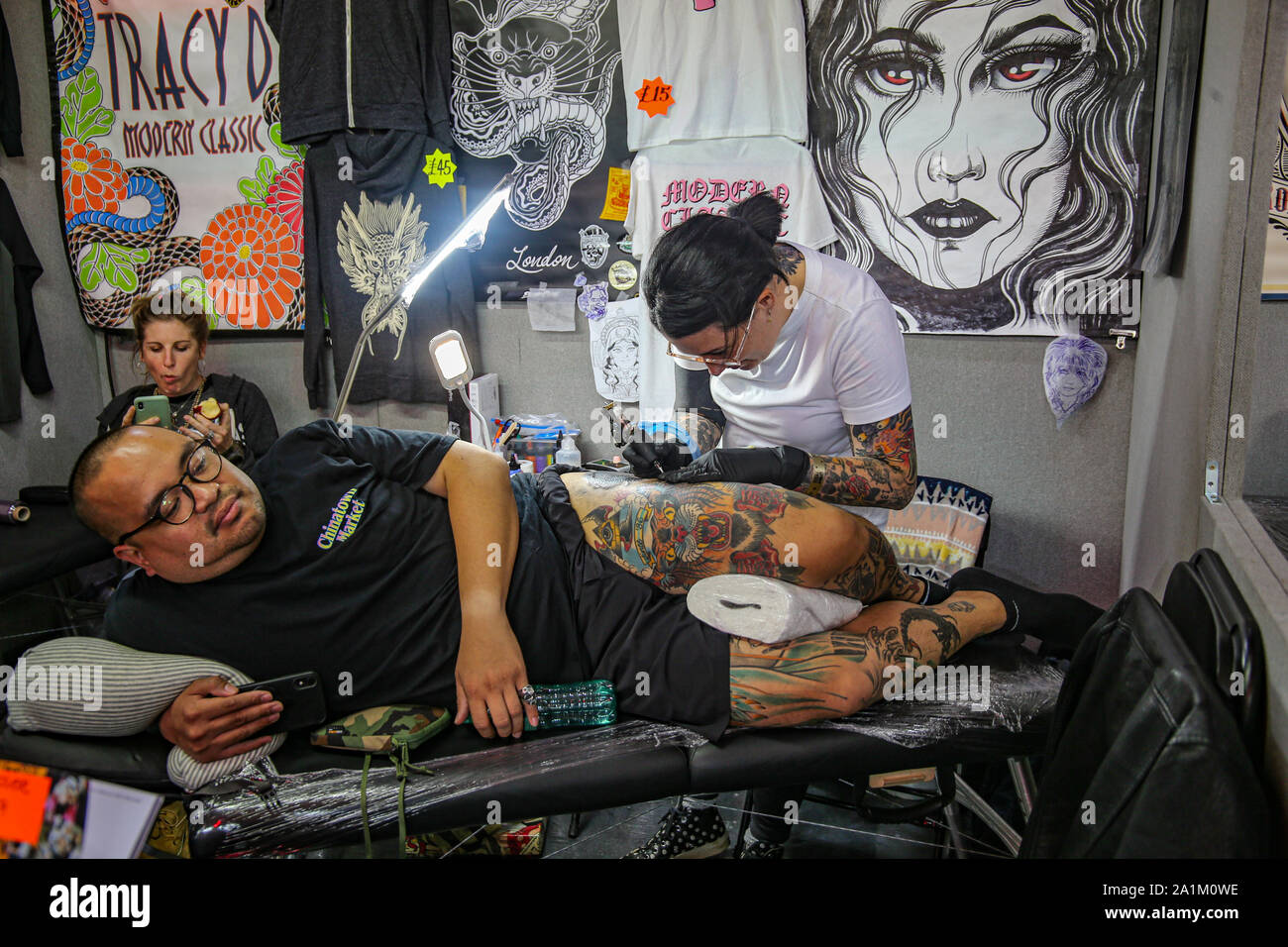 London UK 27 September 2019 The 15th Anniversary Edition of The International London Tattoo Convention, the most exciting, anticipated and resoundingly successful celebration of body art in the world, is back for