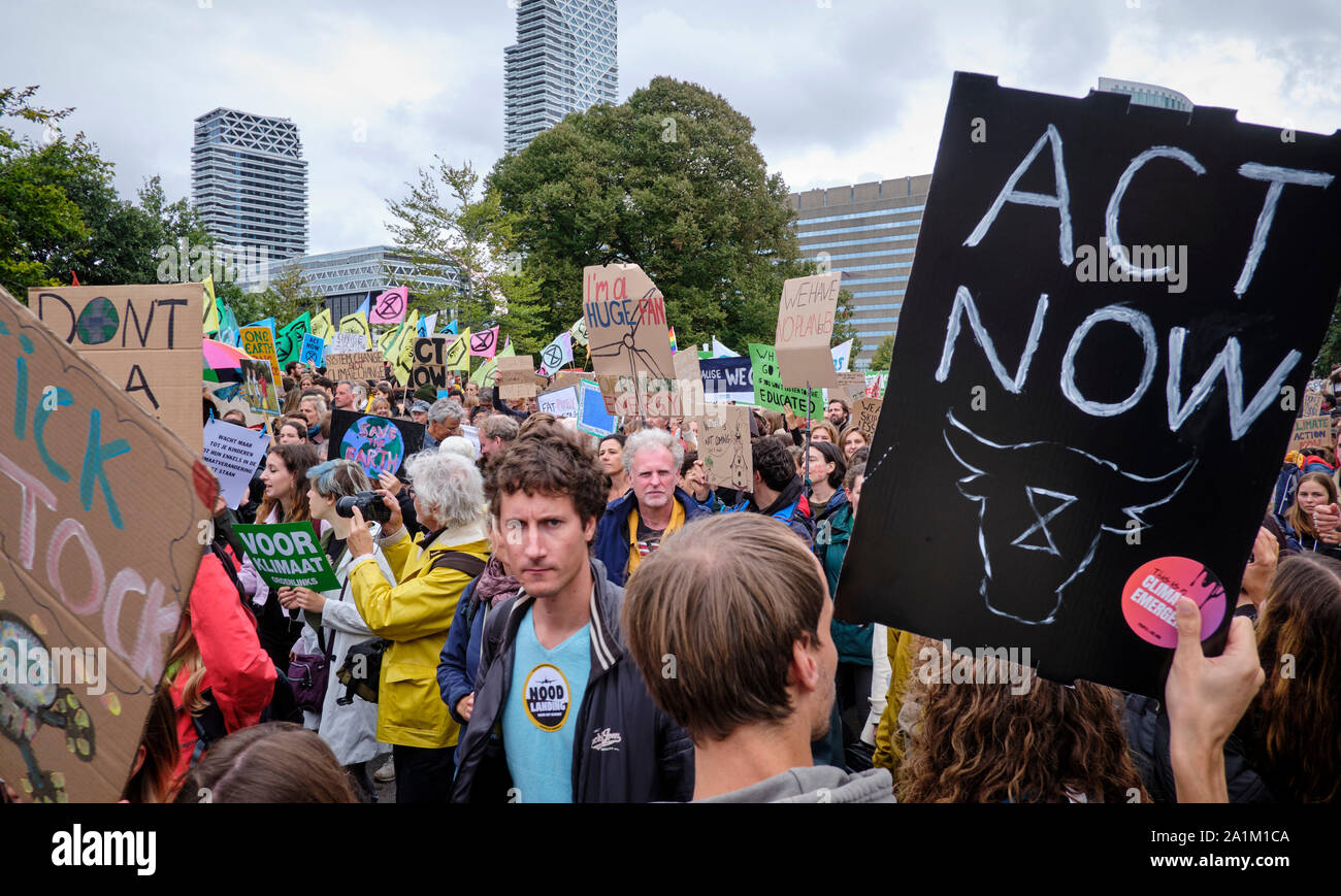 Climate strike for demanding more action on the climate crisis in The