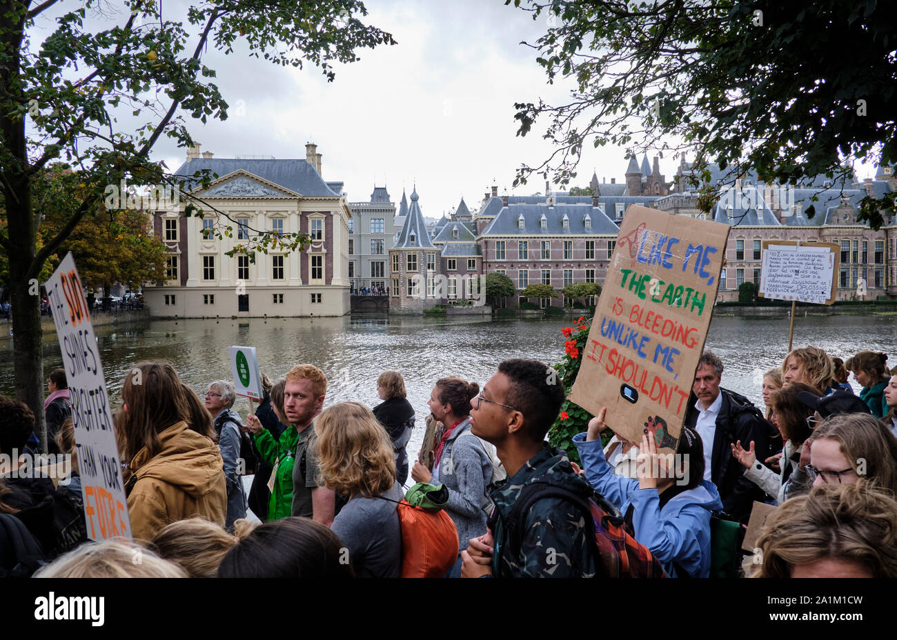 Climate strike for demanding more action on the climate crisis in The