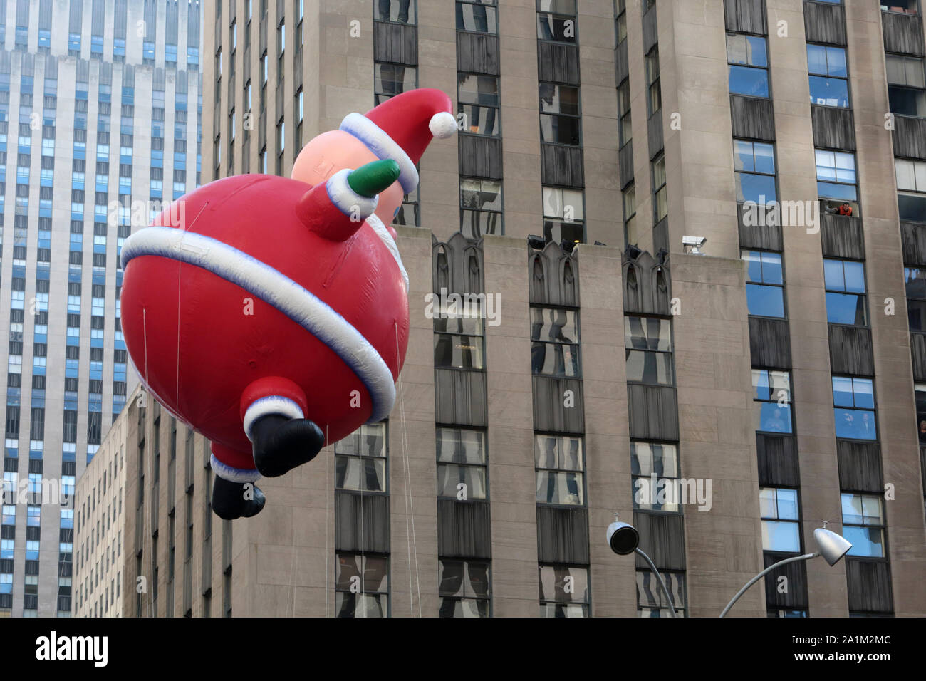 Santa Claus. Macy's Thanksgiving Day Parade. New-York. USA. Stock Photo