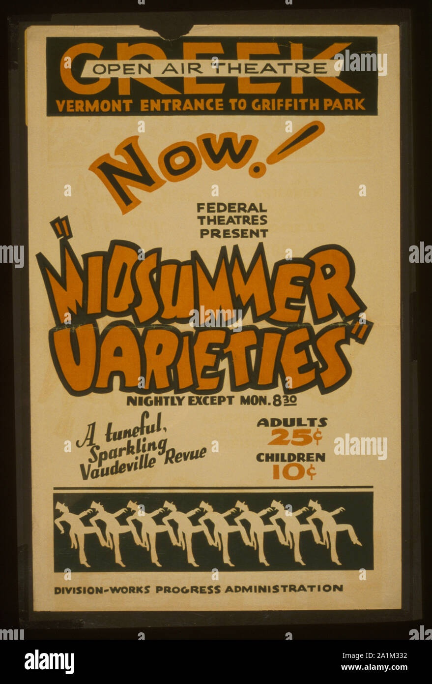 Now! Federal Theatres present Midsummer varieties Stock Photo