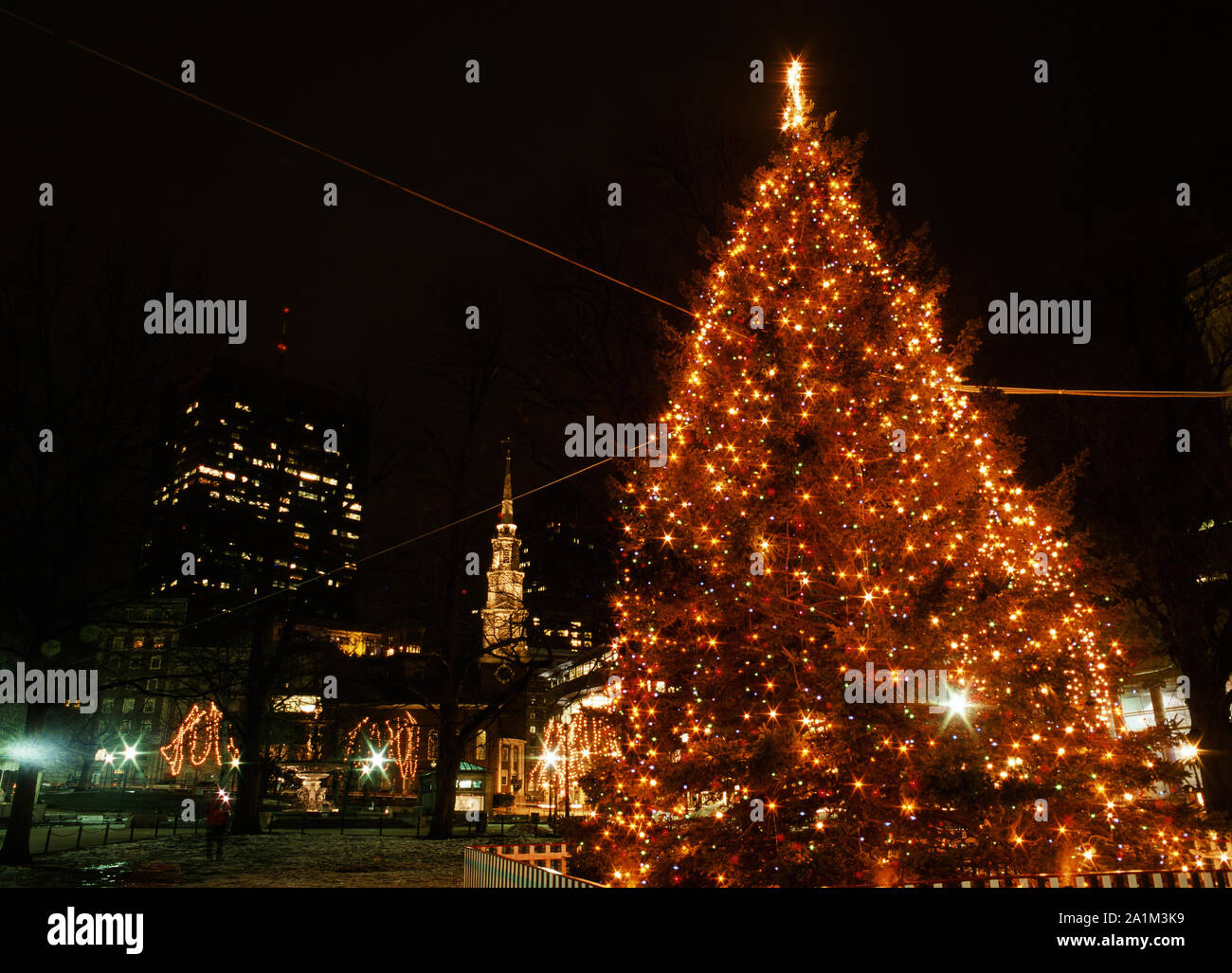 Boston christmas lights hires stock photography and images Alamy