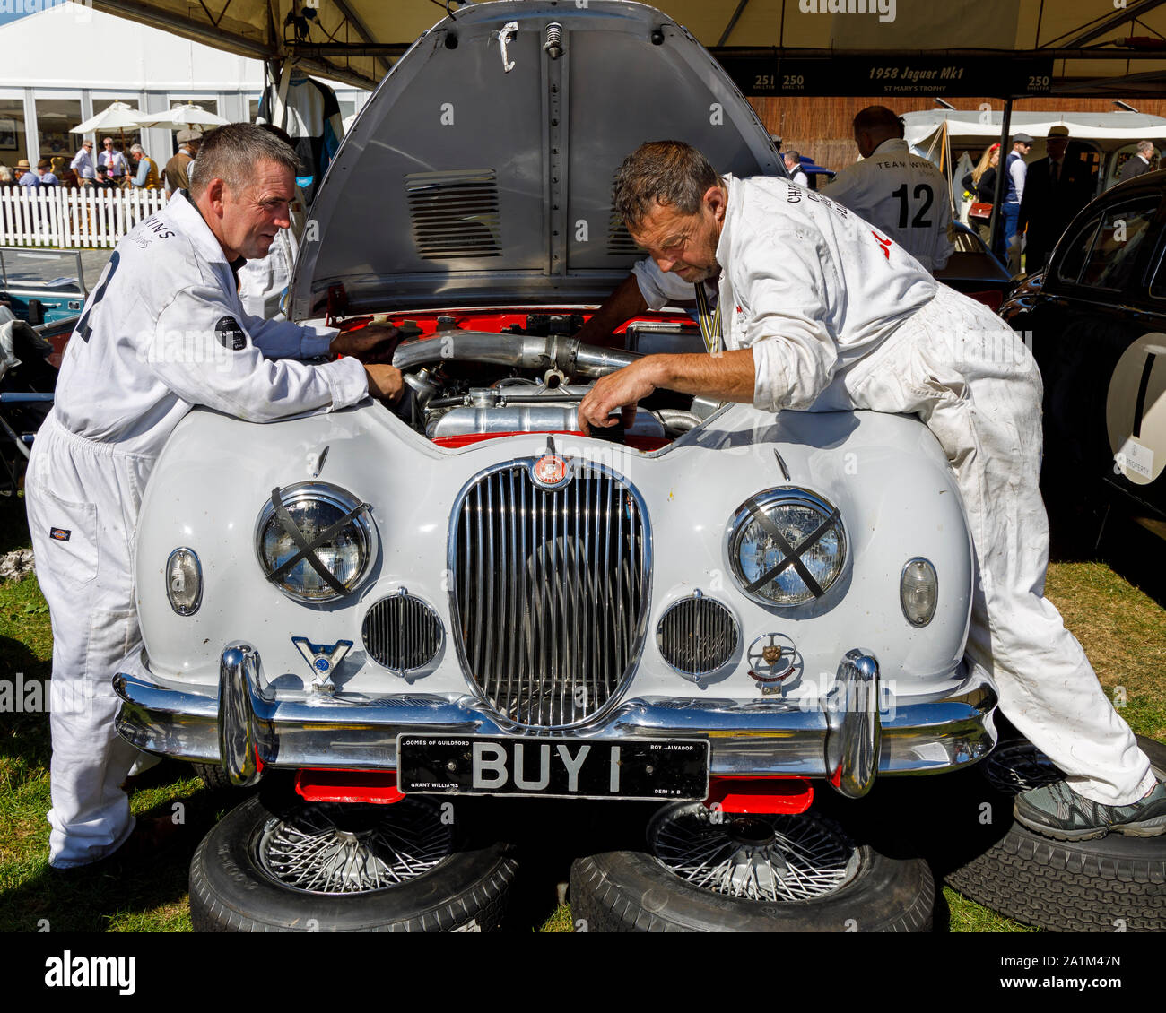 Paddock mechanics goodwood revival hi-res stock photography and images -  Alamy