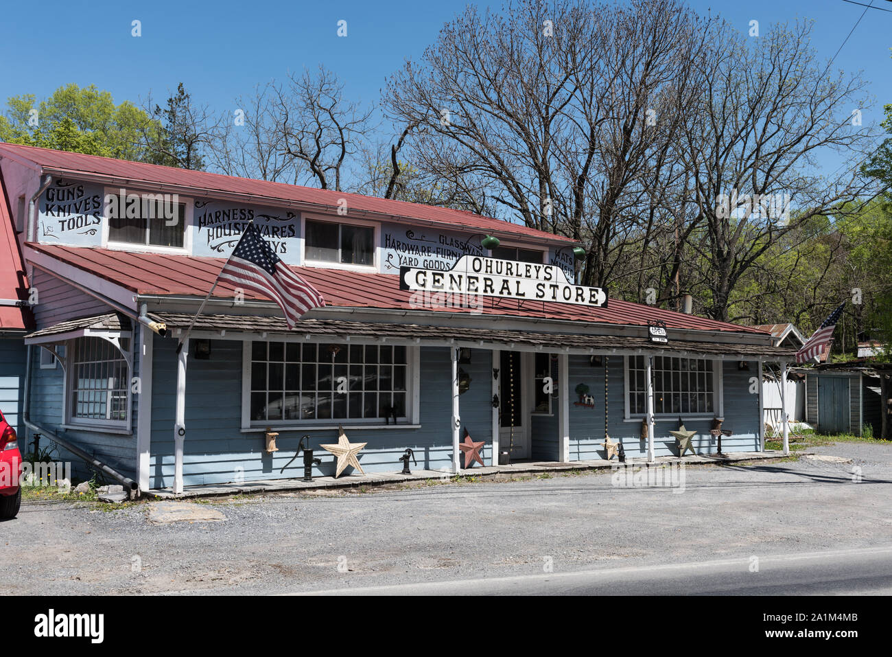 O'Hurley's General Store in Shepherdstown, West Virginia Stock Photo