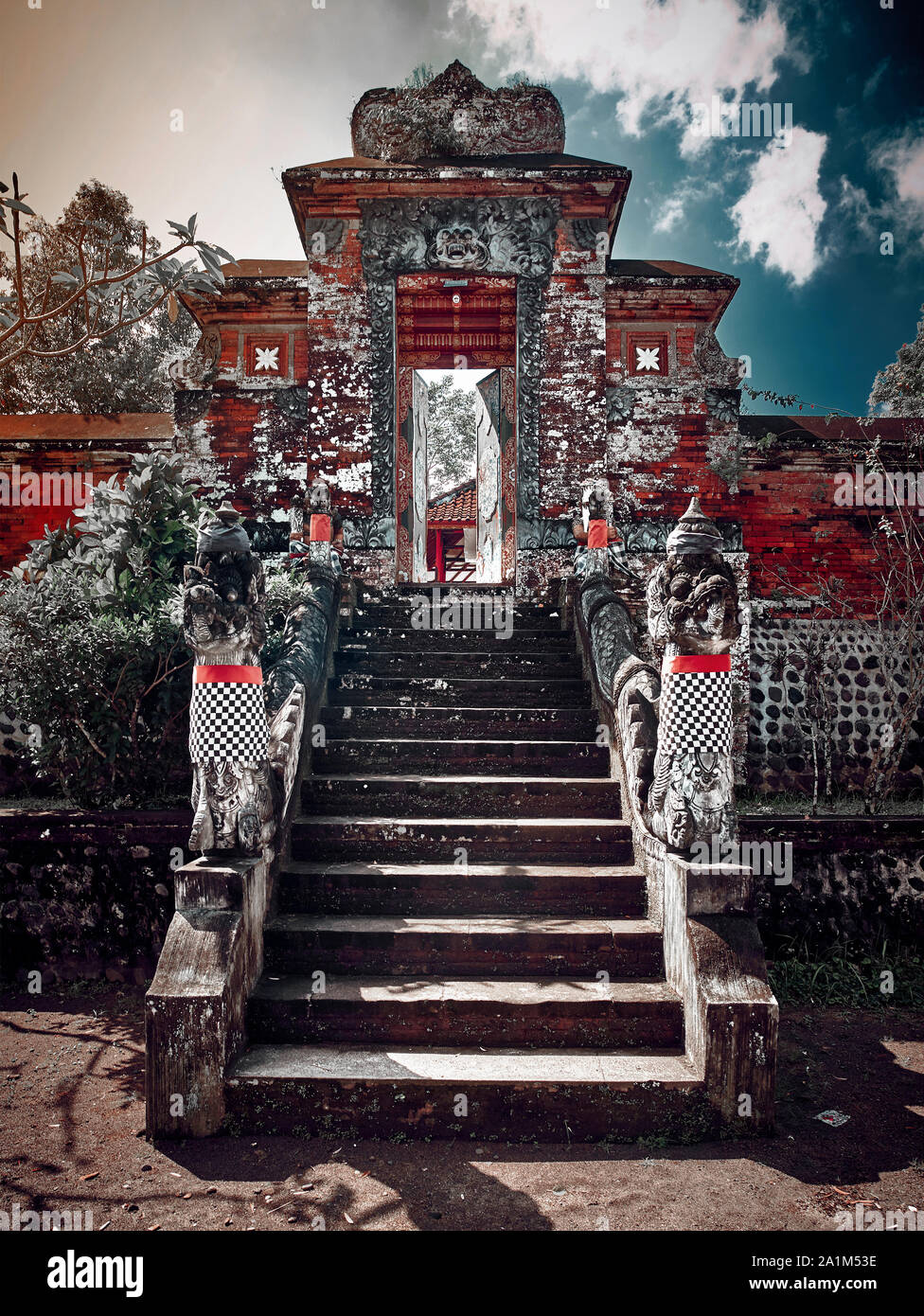 Hindu temple in Indonesia, one of famous tourist attraction. Bali