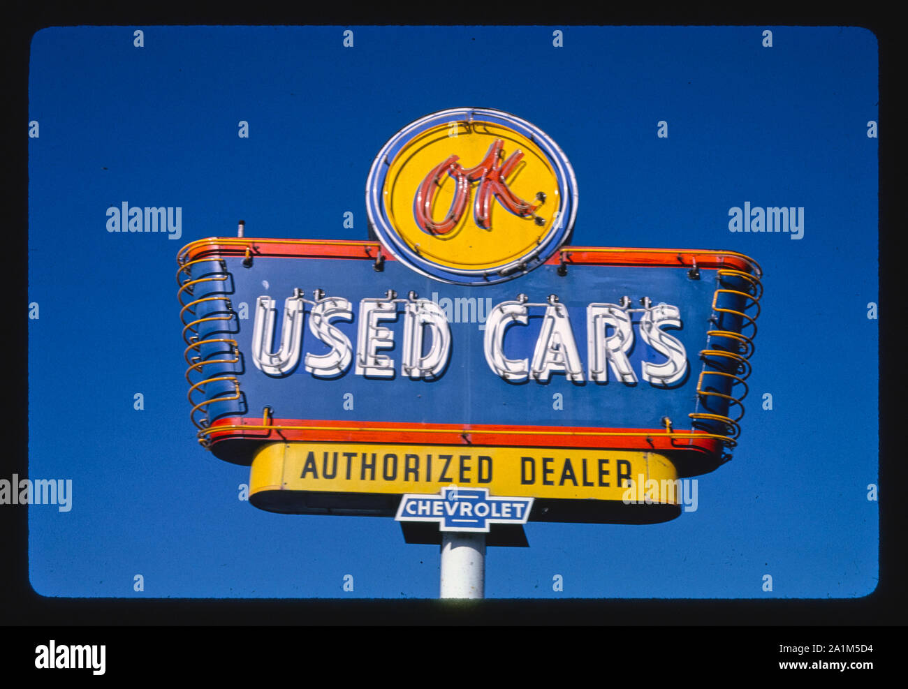 OK Used Car sign, Arcata, California Stock Photo Alamy