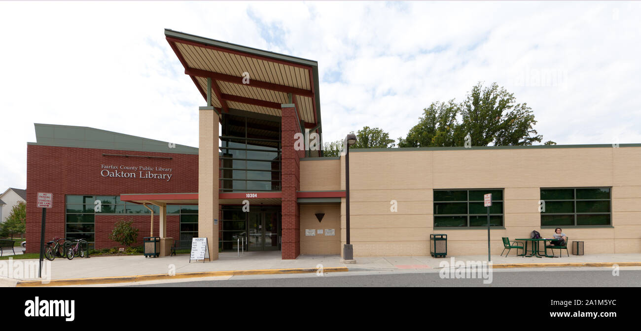 Oakton Community Library, Oakton, Virginia Stock Photo Alamy