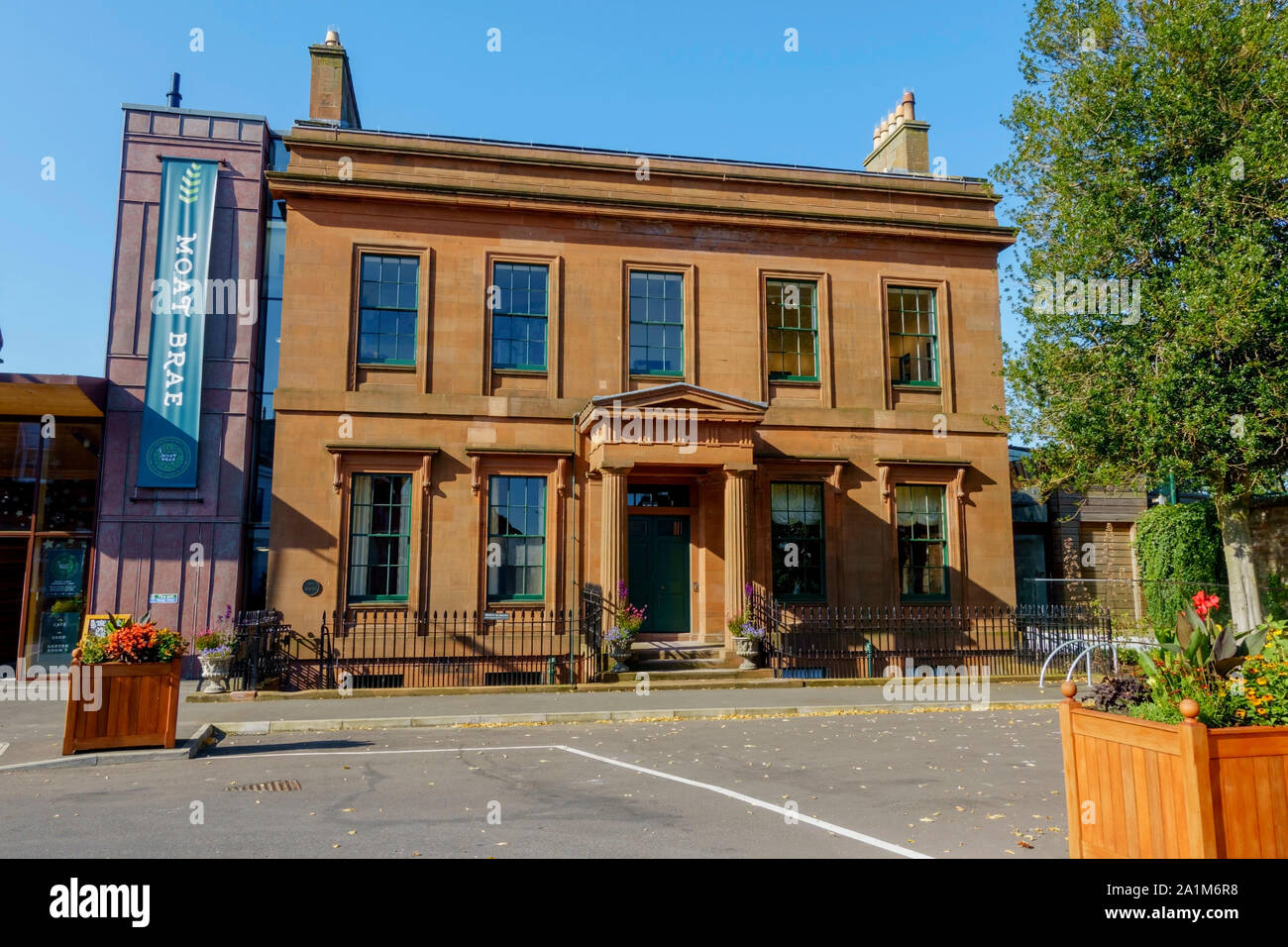The Moat Brae National Centre for Children’s Literature and Storytelling in Dumfries, South West Scotland. Stock Photo