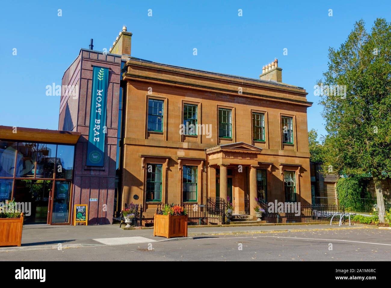 The Moat Brae National Centre for Children’s Literature and Storytelling in Dumfries, South West Scotland. Stock Photo