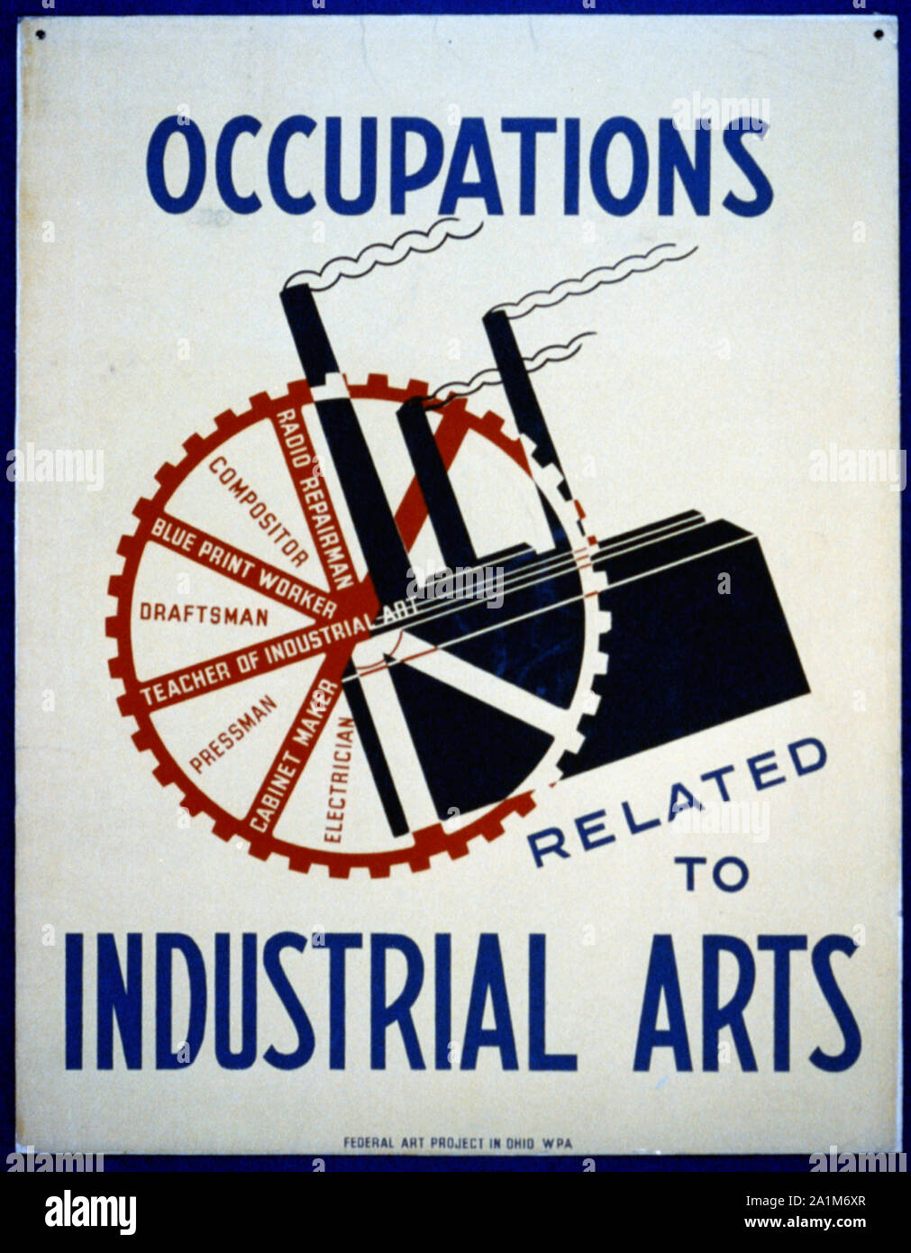 Occupations related to industrial arts Stock Photo Alamy