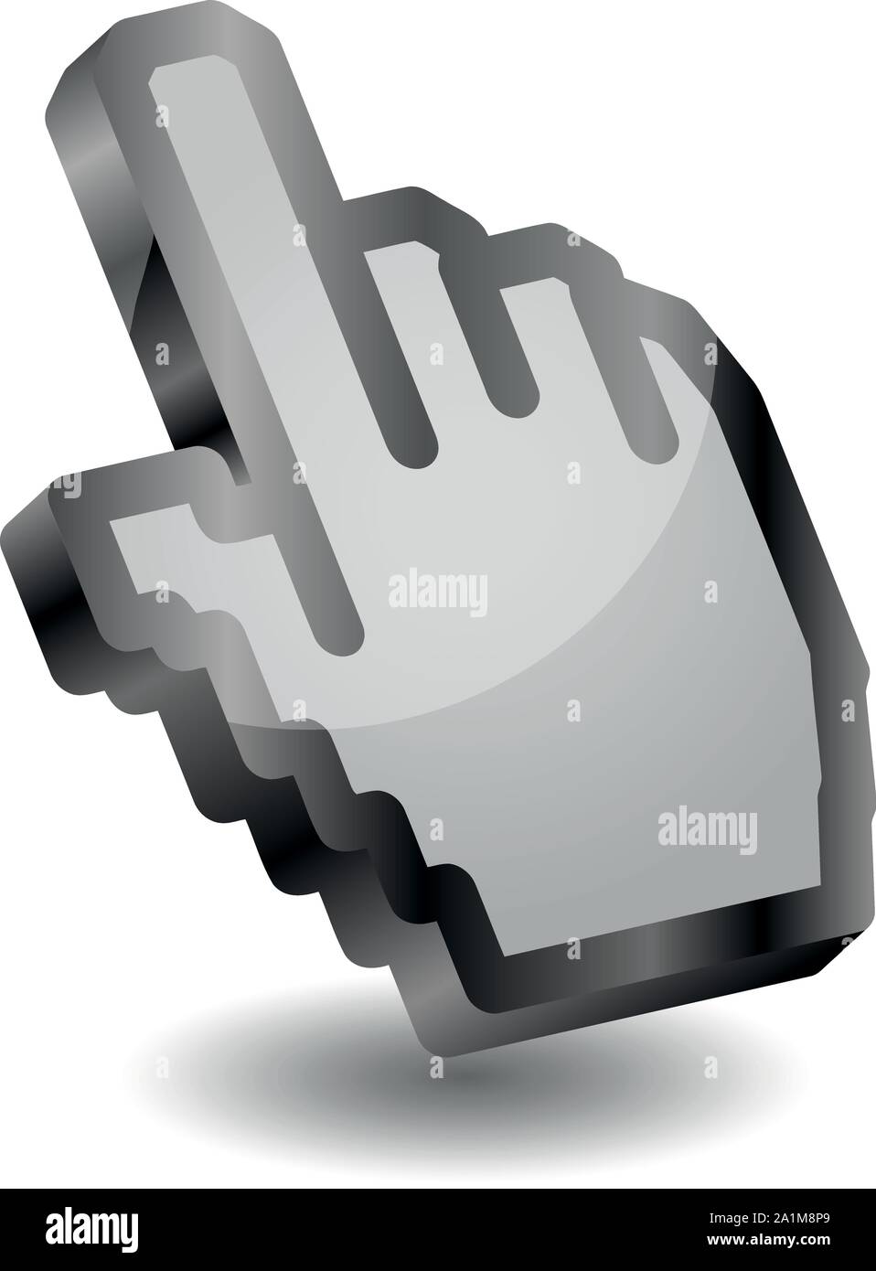 Hand cursor, cursor main, icon for web, technology logo Stock Vector ...