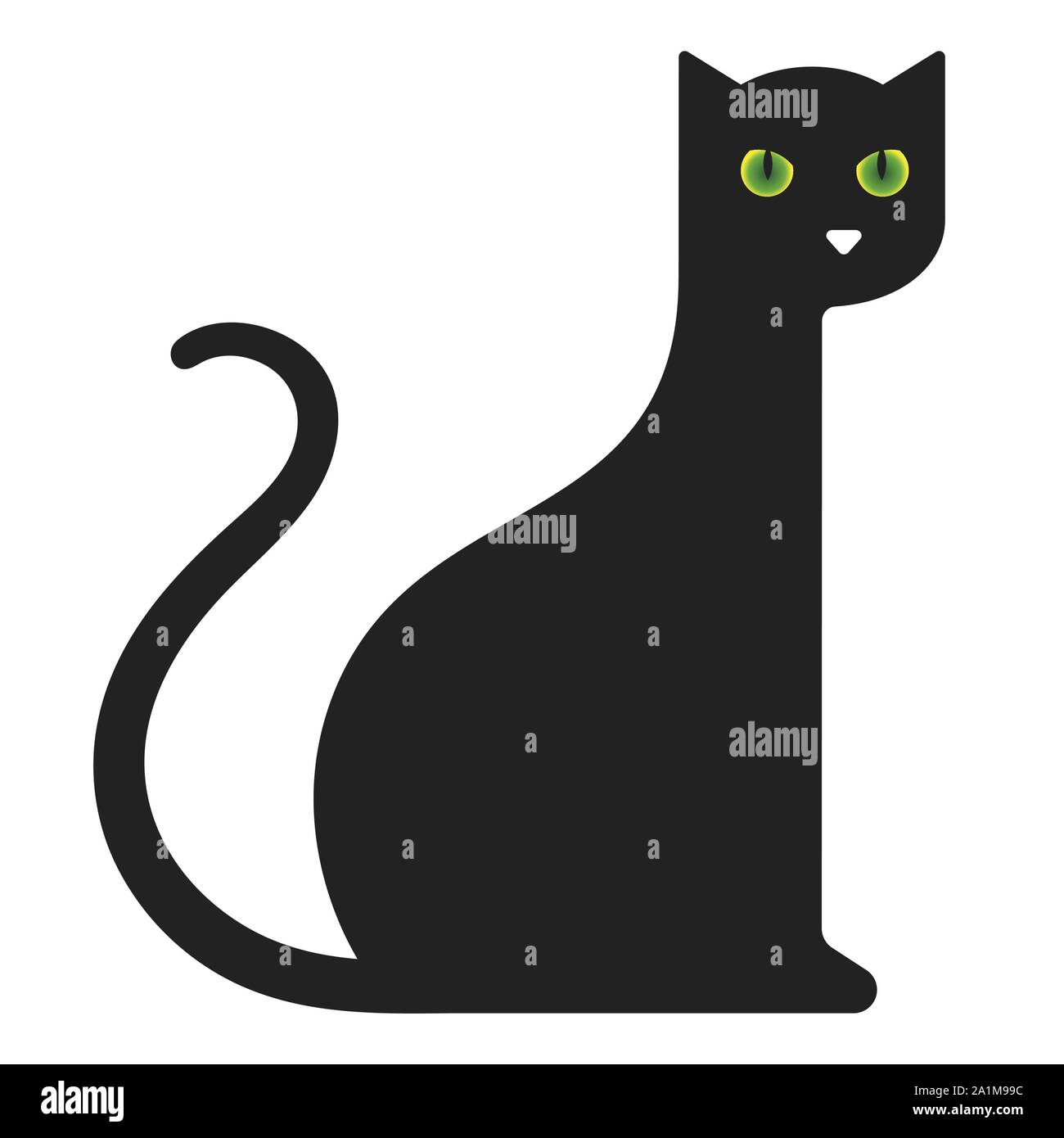 Cat emotion icon set illustration Stock Vector Images - Alamy