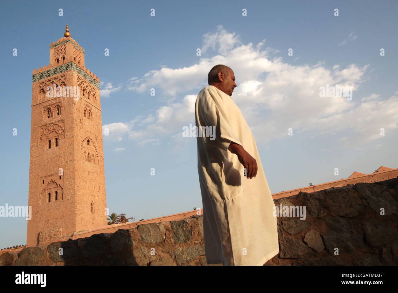 Mosquée Koutoubia ou mosquée des libraires. Marrakech. Maroc. Stock Photo