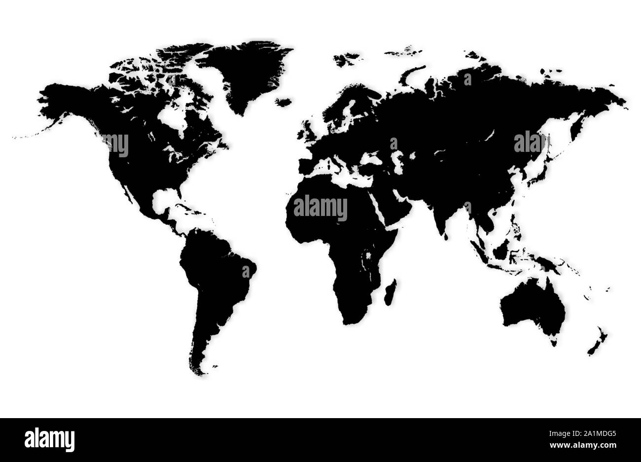 Planet Map Black And White Stock Photos Images Alamy