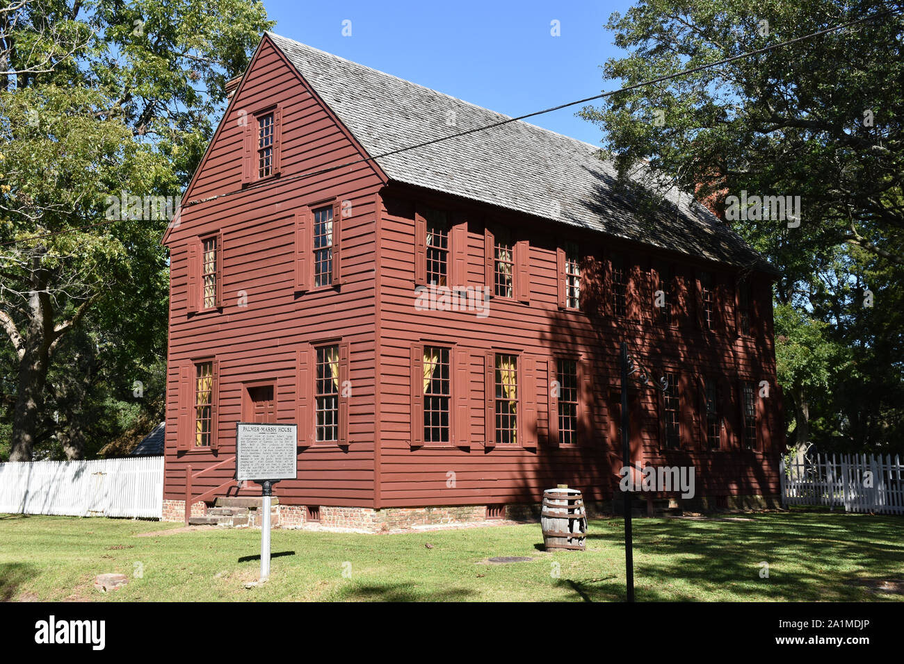 The PalmerMarsh House located in historic Bath, North Carolina USA