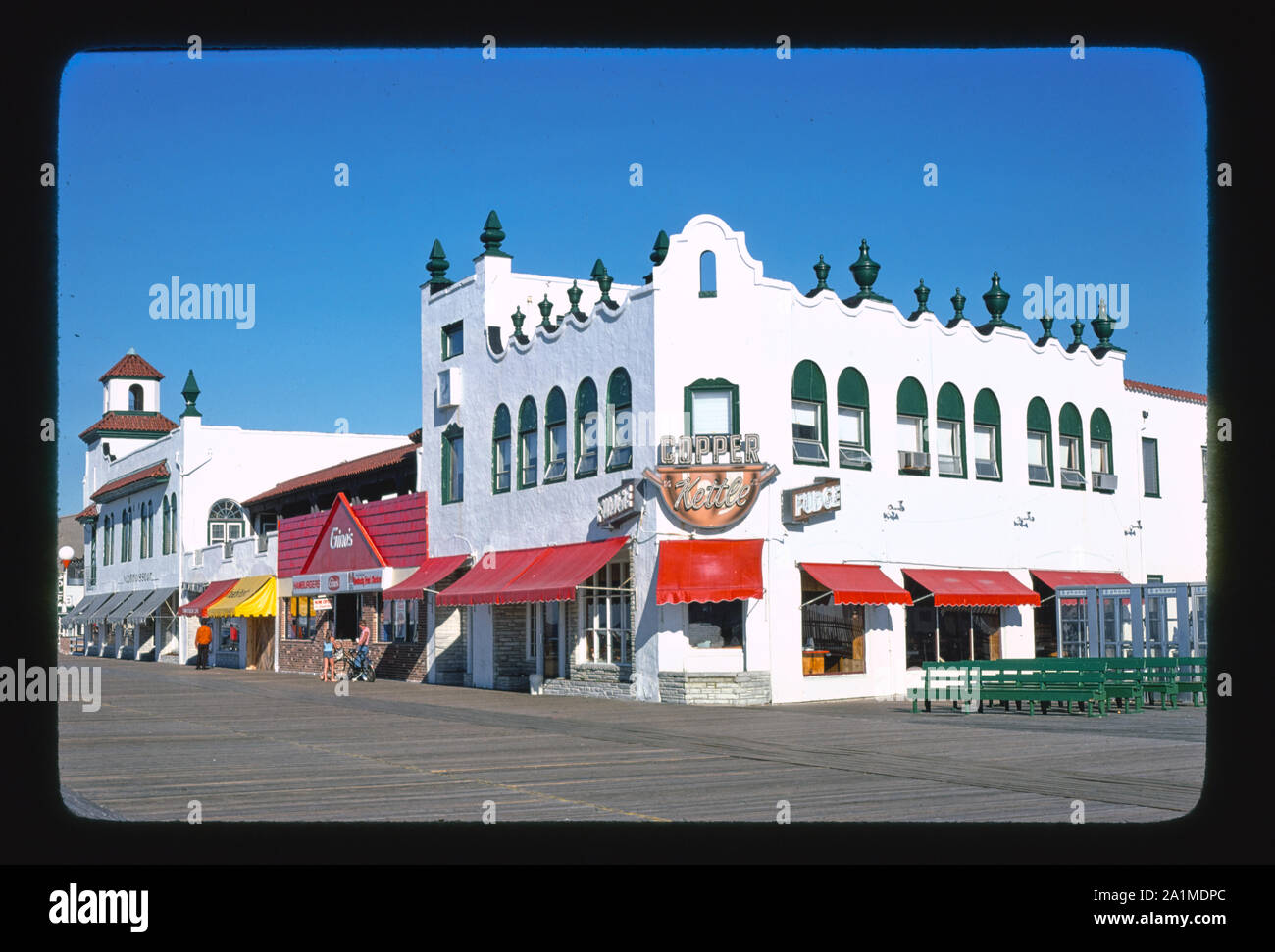Old Boardwalk stores, Ocean City, New Jersey Stock Photo Alamy