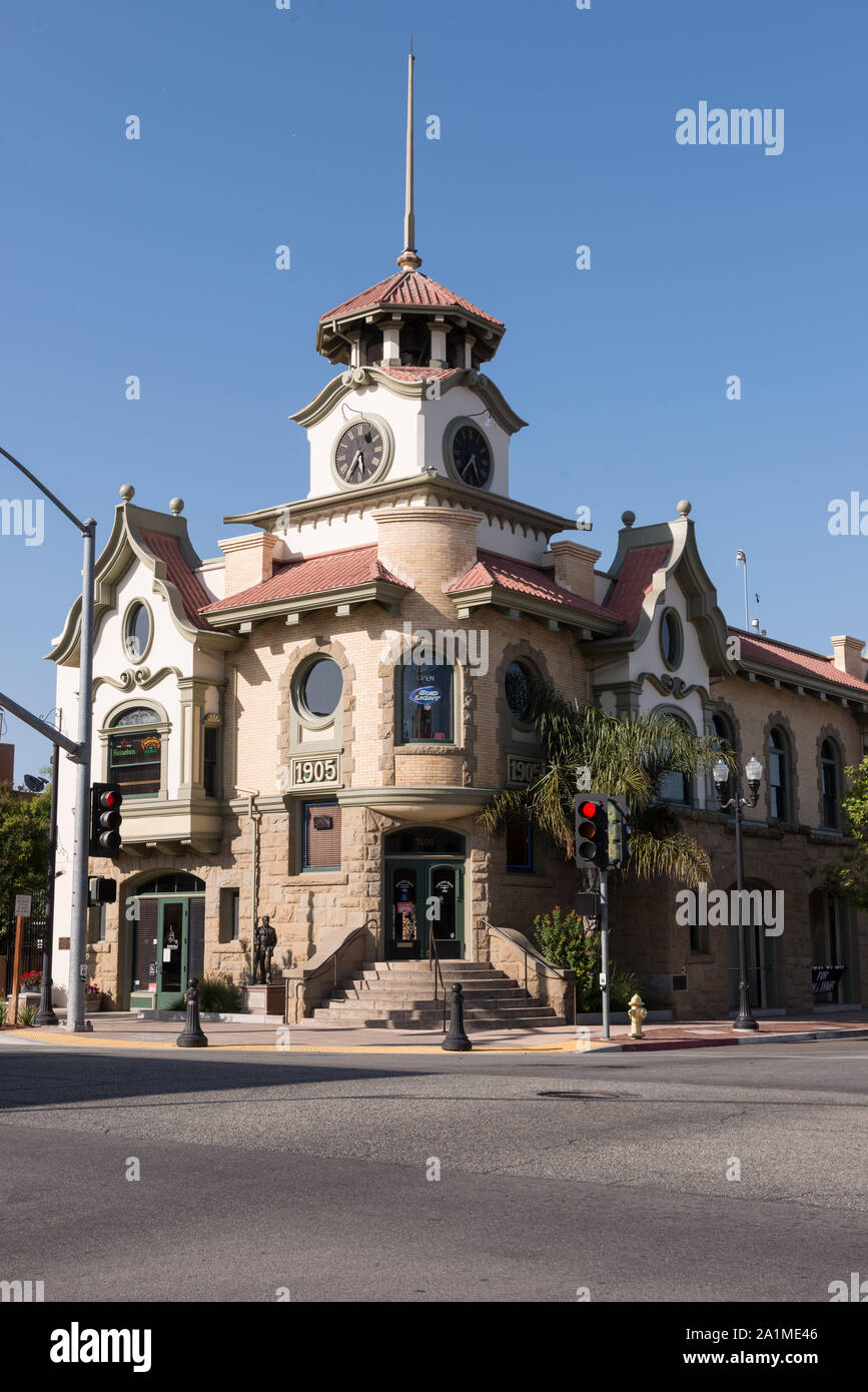 Old City Hall in Gilroy, California, the Garlic Capital of the World