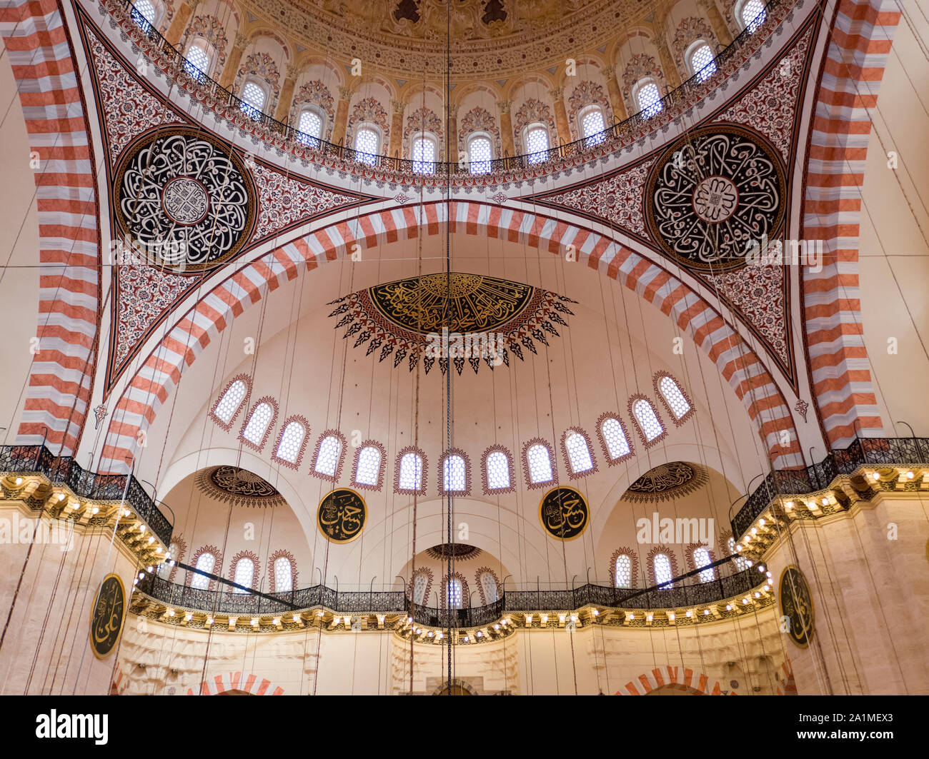 Suleymaniye Mosque Interior View Stock Photo 328062395 Alamy