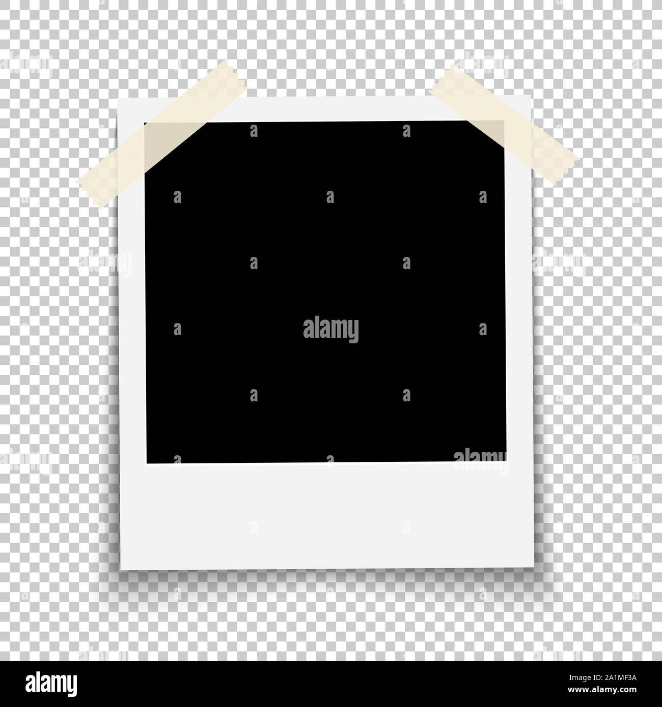 Photo frame on transparent background vector Stock Vector Image & Art ...
