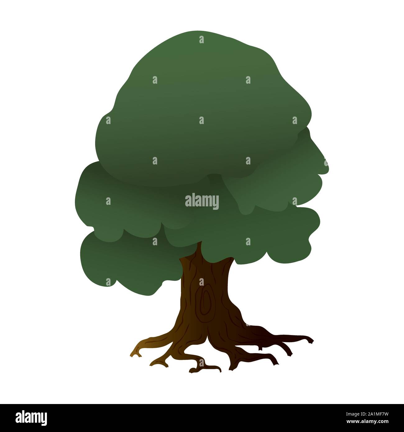 tree plant nature isolated icon Stock Vector Image & Art - Alamy