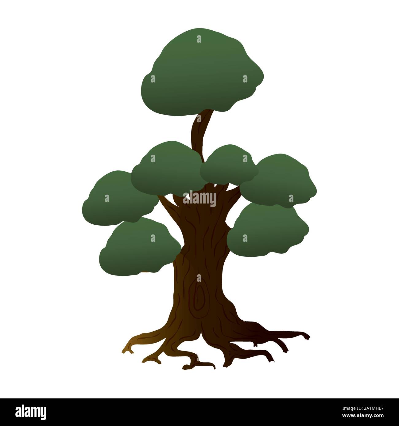 tree plant nature isolated icon Stock Vector Image & Art - Alamy