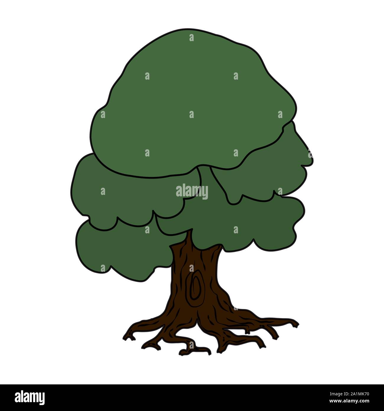tree plant nature isolated icon Stock Vector Image & Art - Alamy