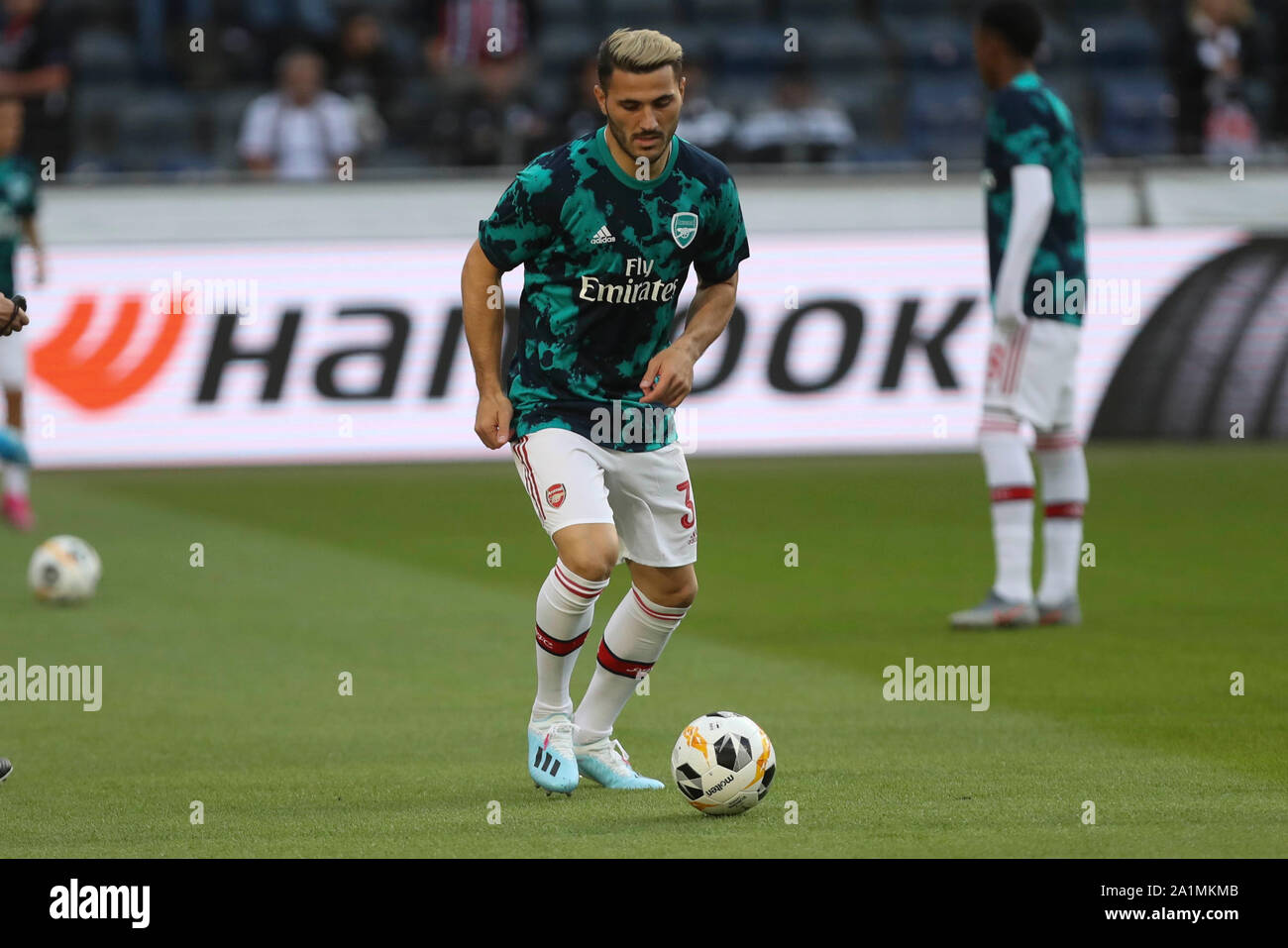 Sead Kolašinac in FC Arsenal during the UEFA Europa League, Group F football match between Eintracht Francfort and Arsenal FC on September 19, 2019 at the Commerzbank-Arena in Frankfurt, Germany - Photo Laurent Lairys / DPPI Stock Photo