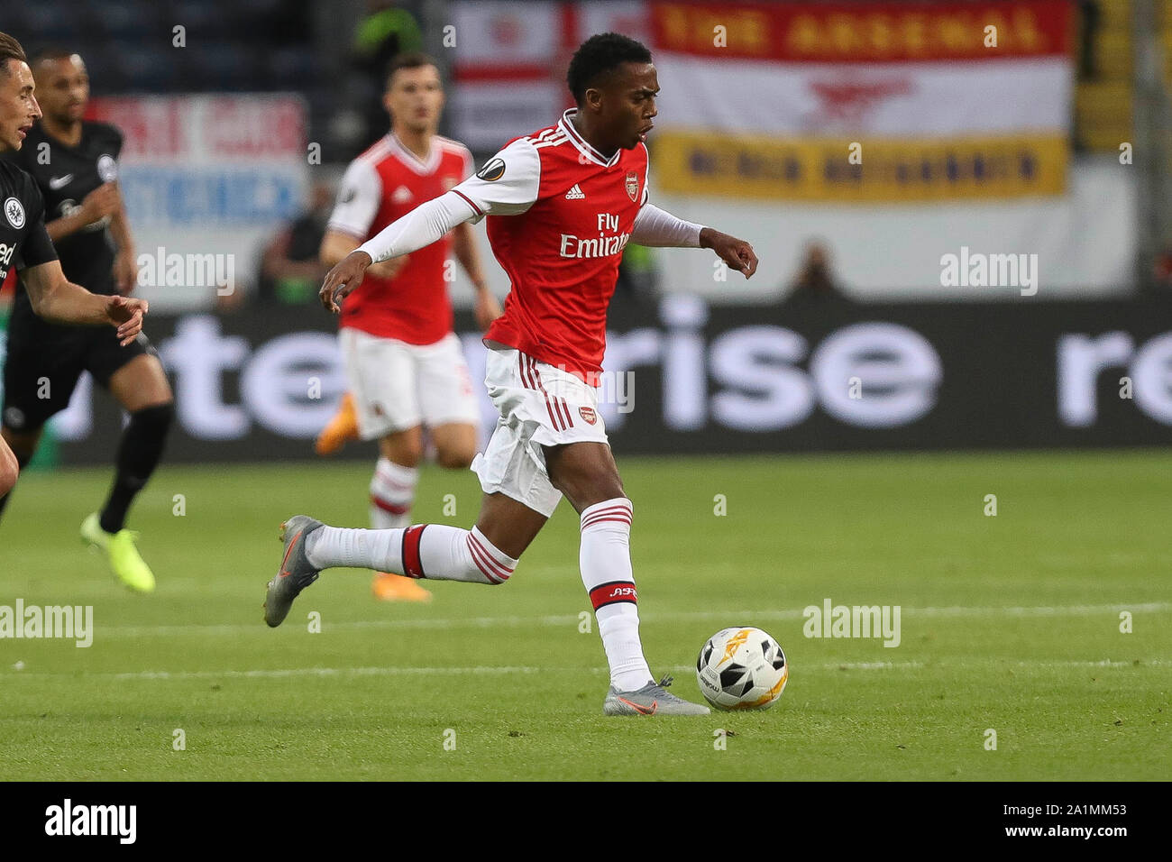 Joe Willock in FC Arsenal during the UEFA Europa League, Group F football match between Eintracht Francfort and Arsenal FC on September 19, 2019 at the Commerzbank-Arena in Frankfurt, Germany - Photo Laurent Lairys / DPPI Stock Photo