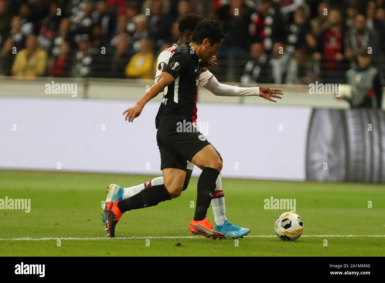 Makoto Hasebe Eintracht Francfort during the UEFA Europa League, Group F football match between Eintracht Francfort and Arsenal FC on September 19, 2019 at the Commerzbank-Arena in Frankfurt, Germany - Photo Laurent Lairys / DPPI Stock Photo