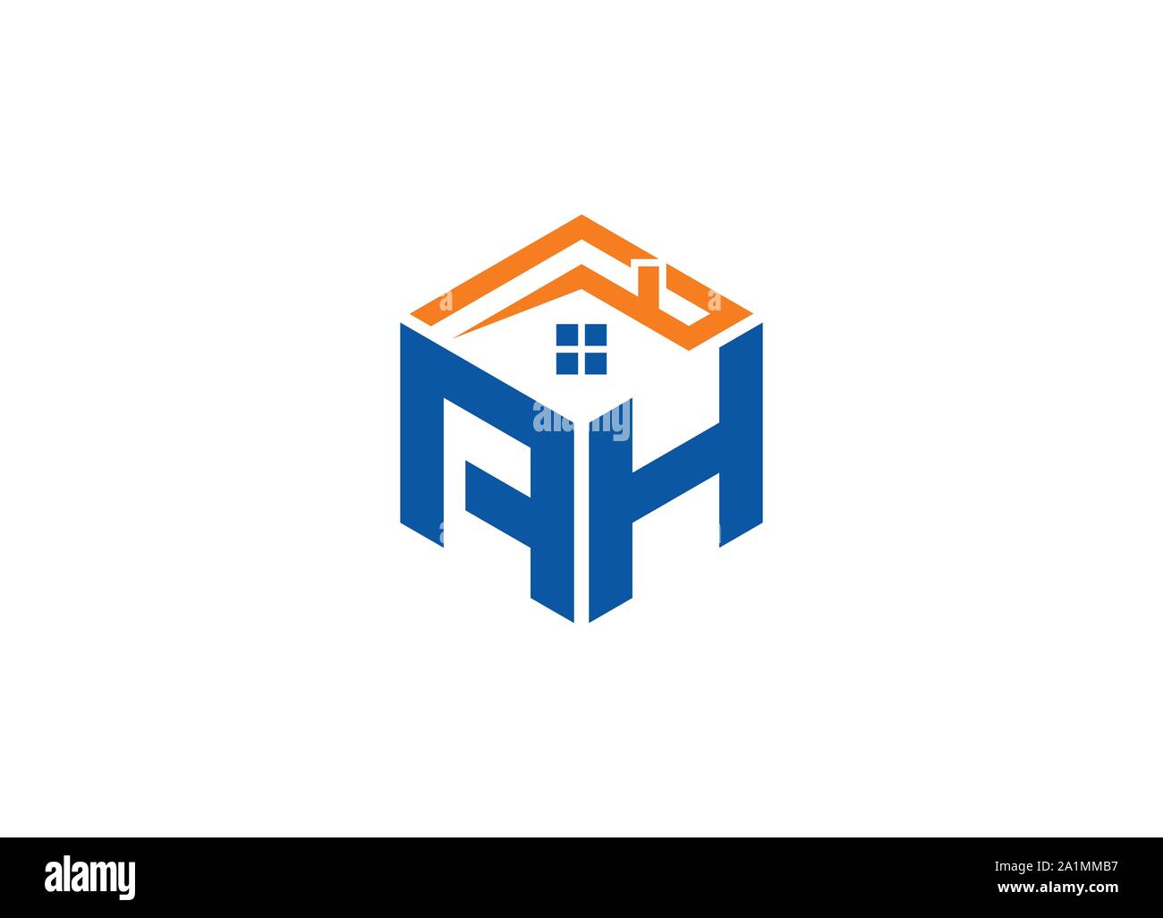 Abstract polygonal Letter Logo, hexagon letter logo, polygonal Letter ...