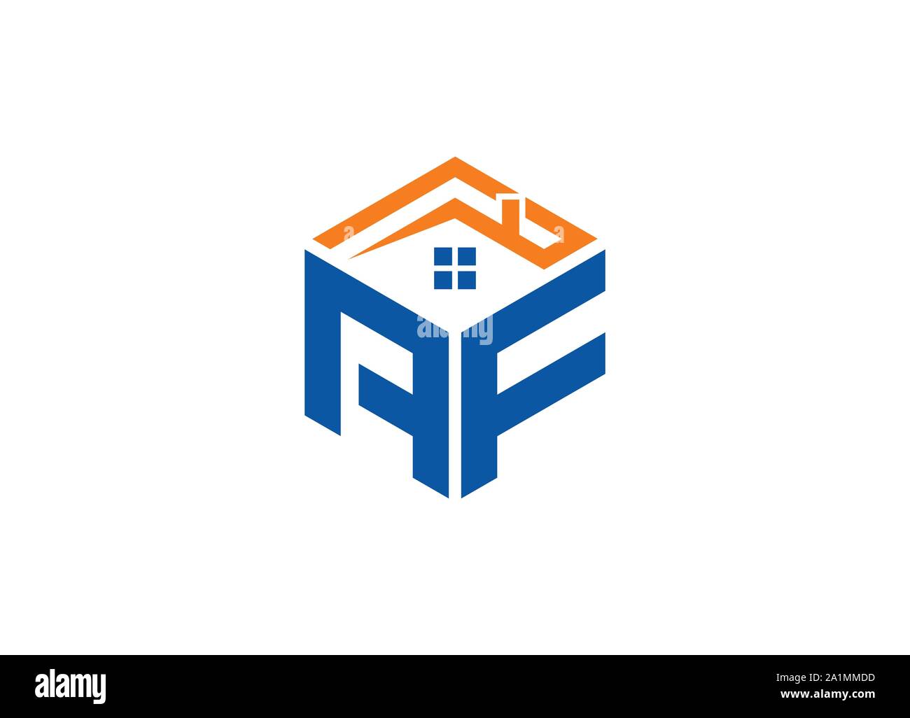 Abstract polygonal Letter Logo, hexagon letter logo, polygonal Letter ...