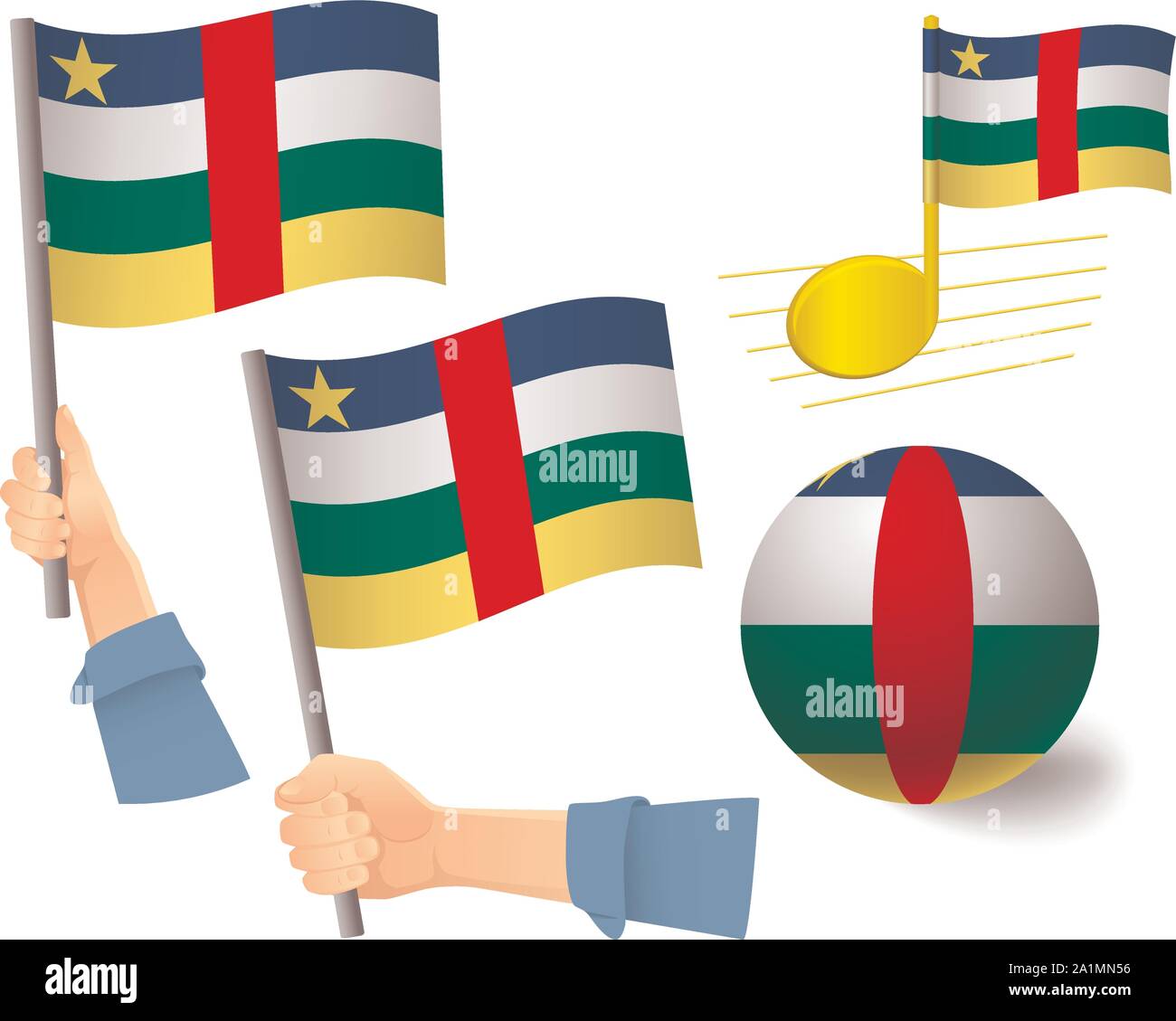 Central african republic ball Stock Vector Images - Alamy