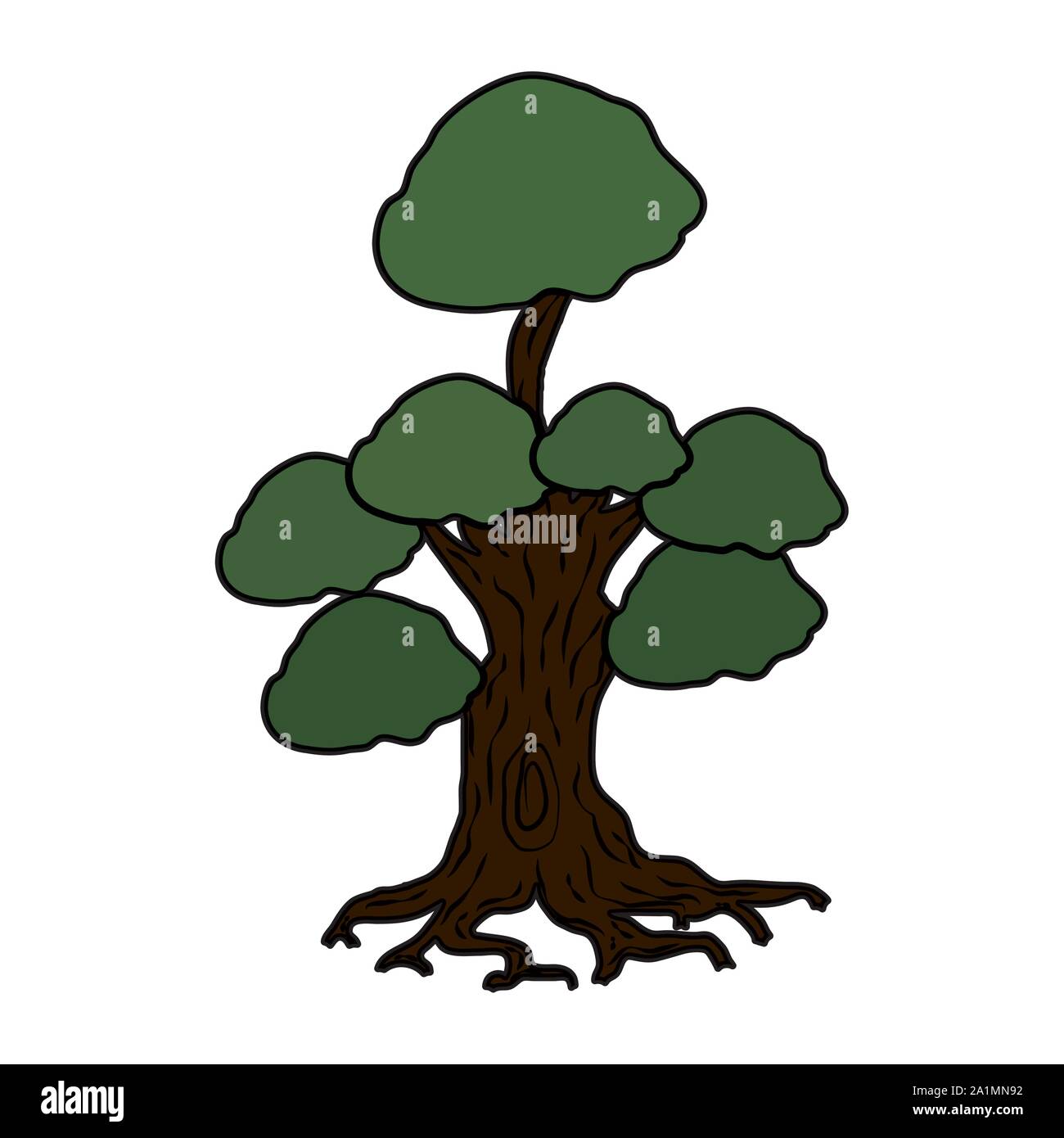 tree plant nature isolated icon Stock Vector Image & Art - Alamy