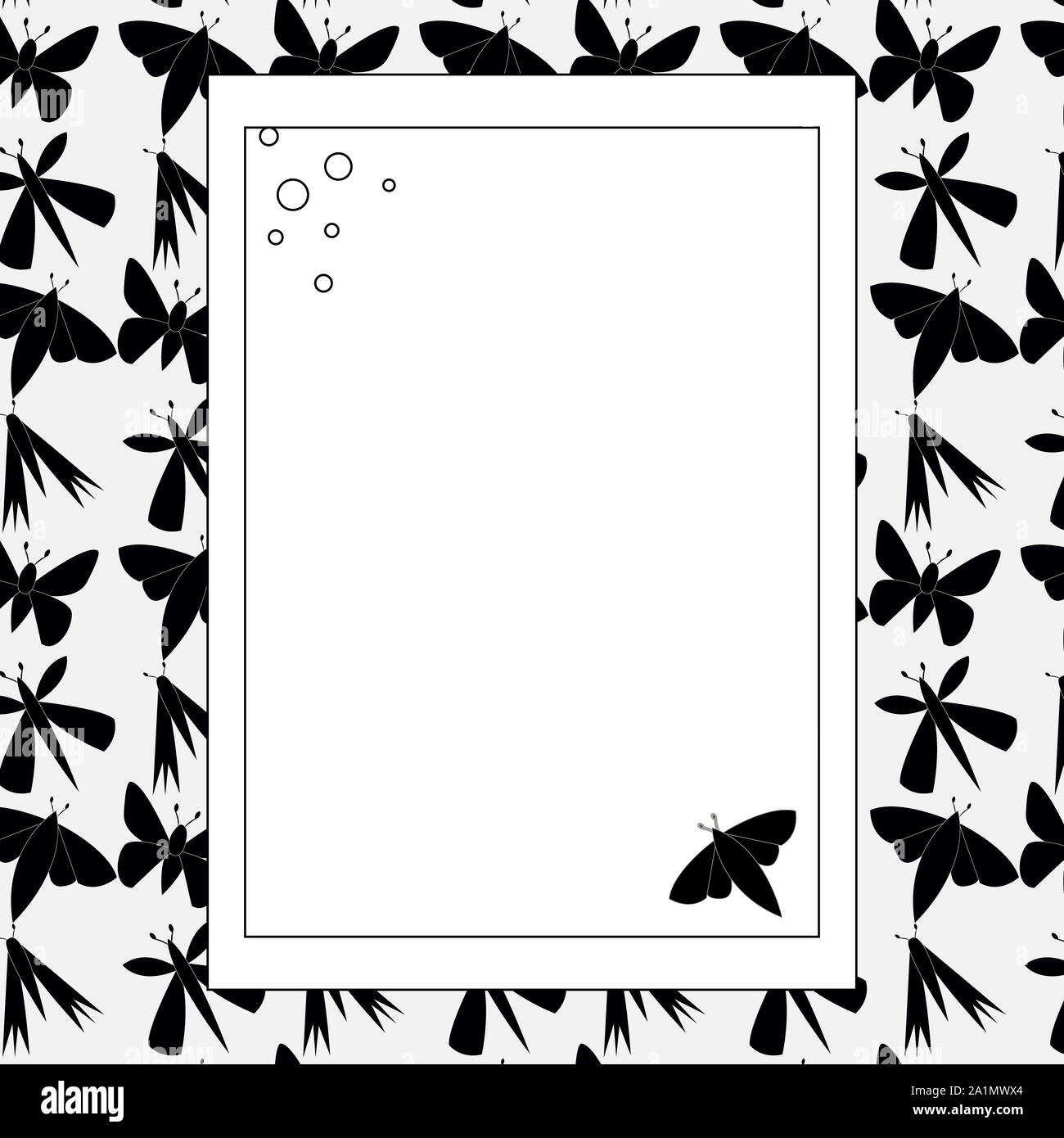 Colorful Butterfly Pattern For Background Notebook Simple Design