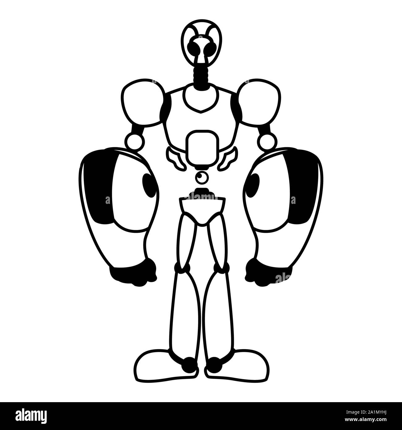 Robot design, Robotic tecnology futuristic toy machine science