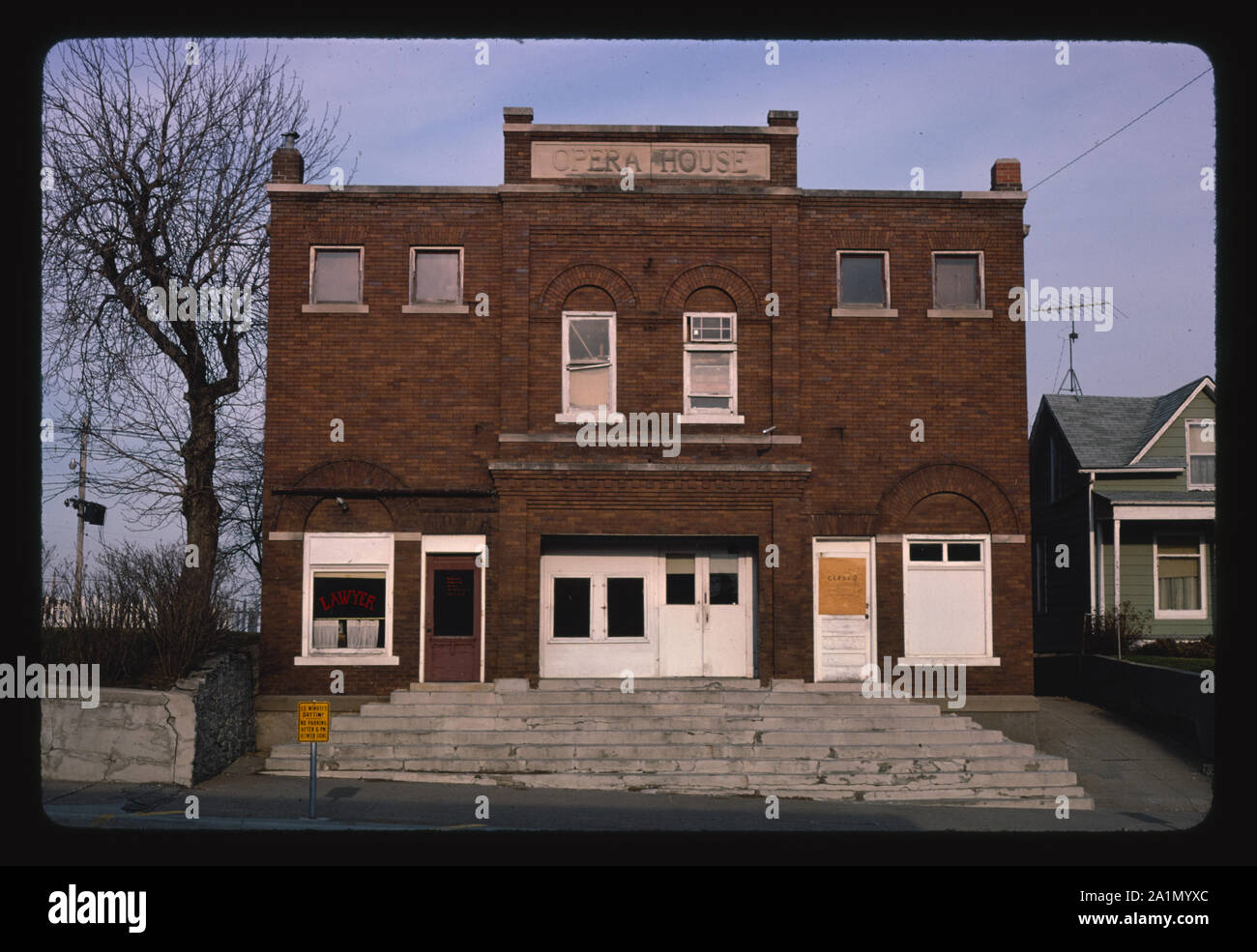 Opera House, Brooklyn, Iowa Stock Photo Alamy