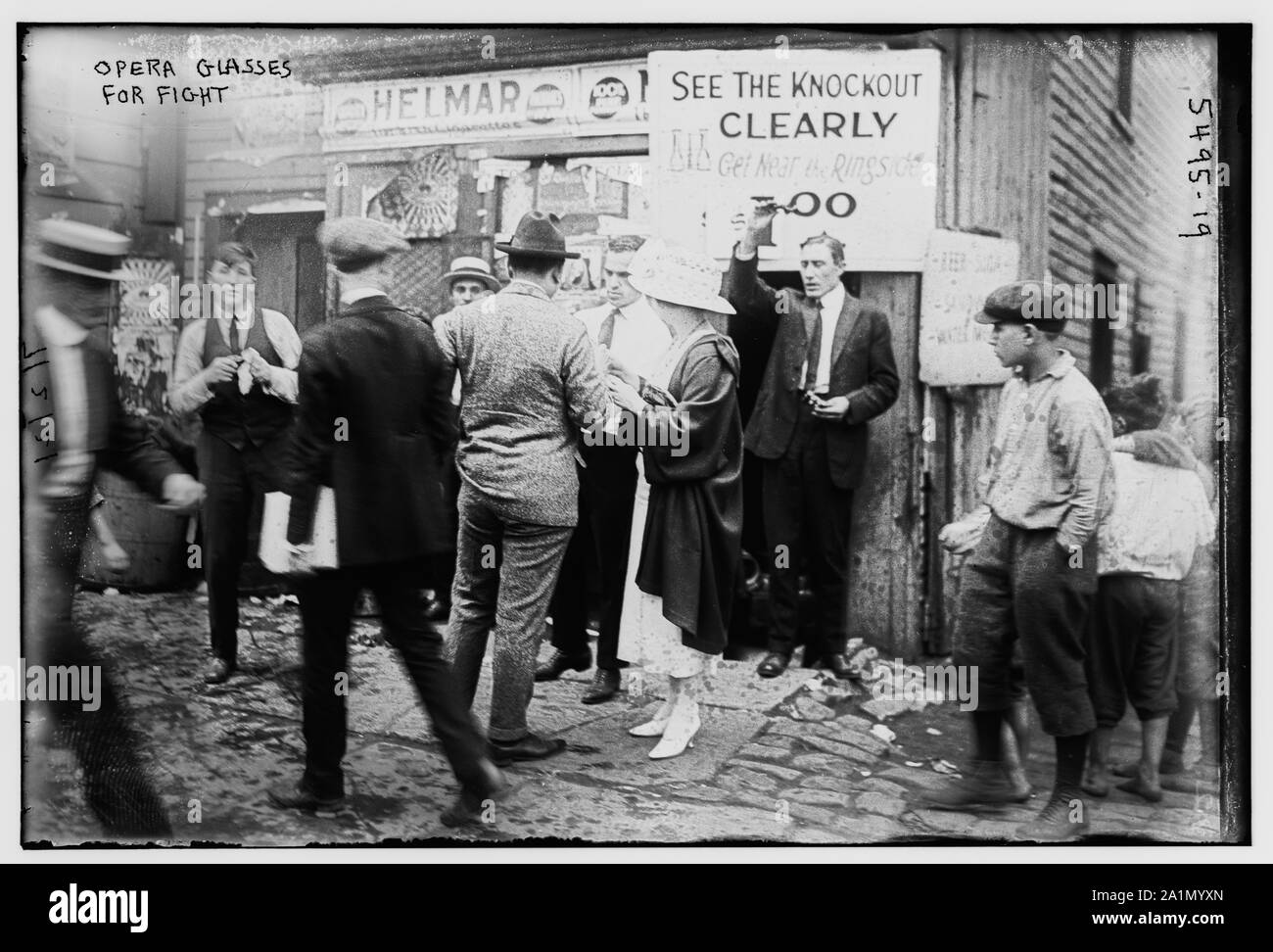 Opera glasses for fight Stock Photo Alamy