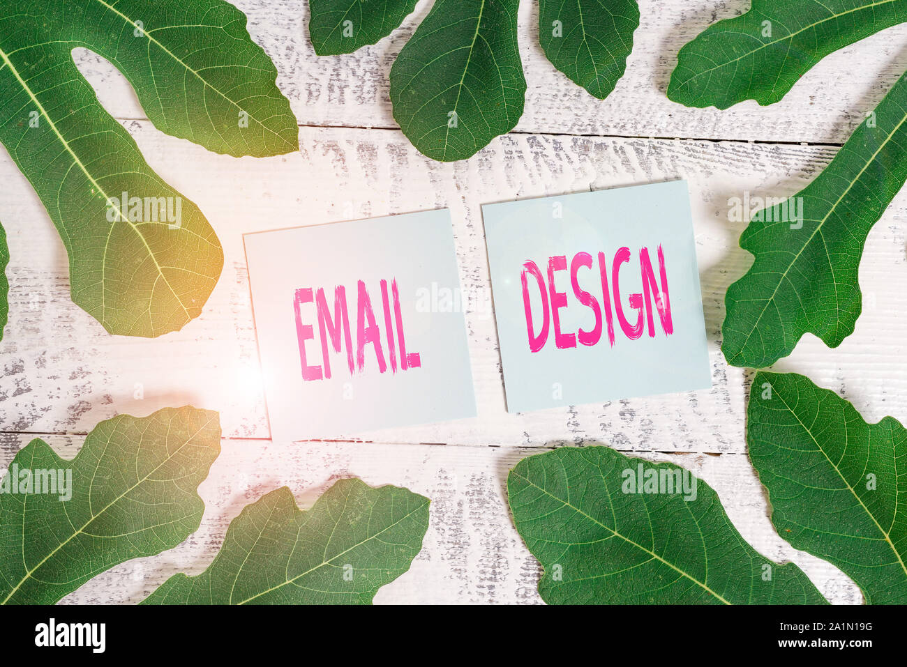 Handwriting text Email Design. Conceptual photo reusable HTML file that ...