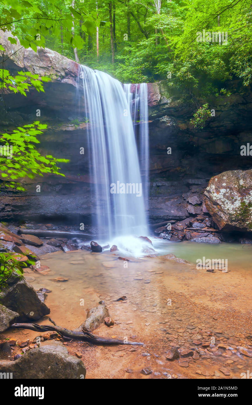 Cucumber Falls in Ohiopyle State Park. Pennsylvania. USA Stock Photo Alamy