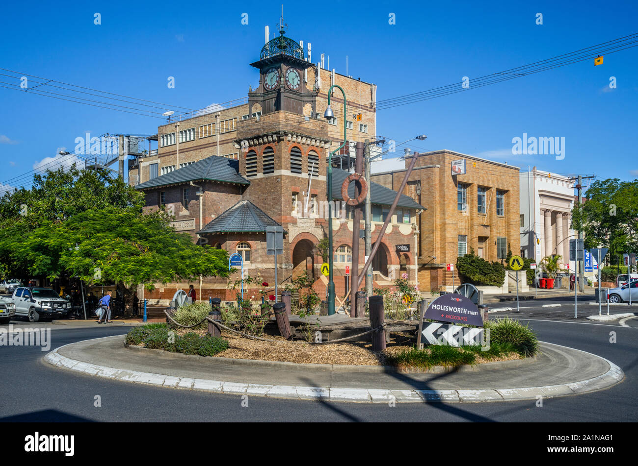 Art Nouveau style historical Post and Telegraph Office in the Northern Rivers region city of  Lismore, northeastern New South Wales, Australia Stock Photo