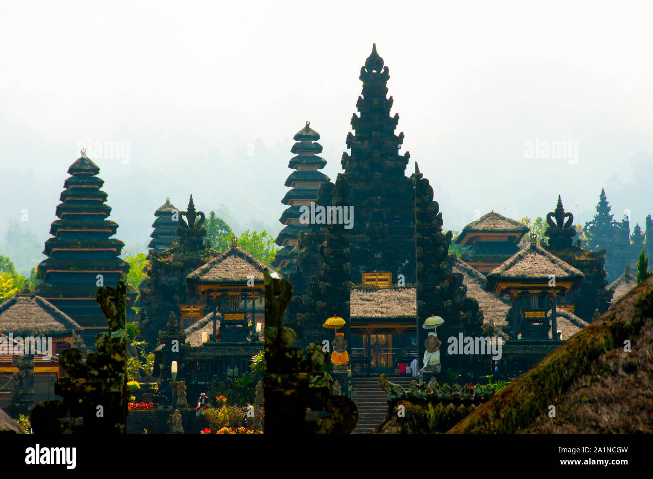Besakih Temple - Bali - Indonesia Stock Photo