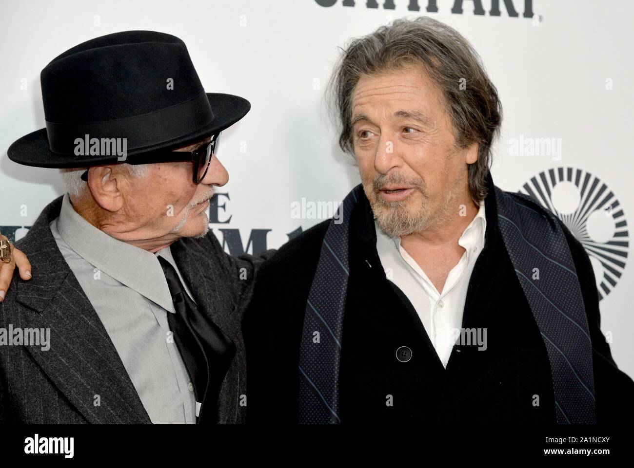 New York, NY, USA. 27th Sep, 2019. Joe Pesci, Al Pacino at arrivals for