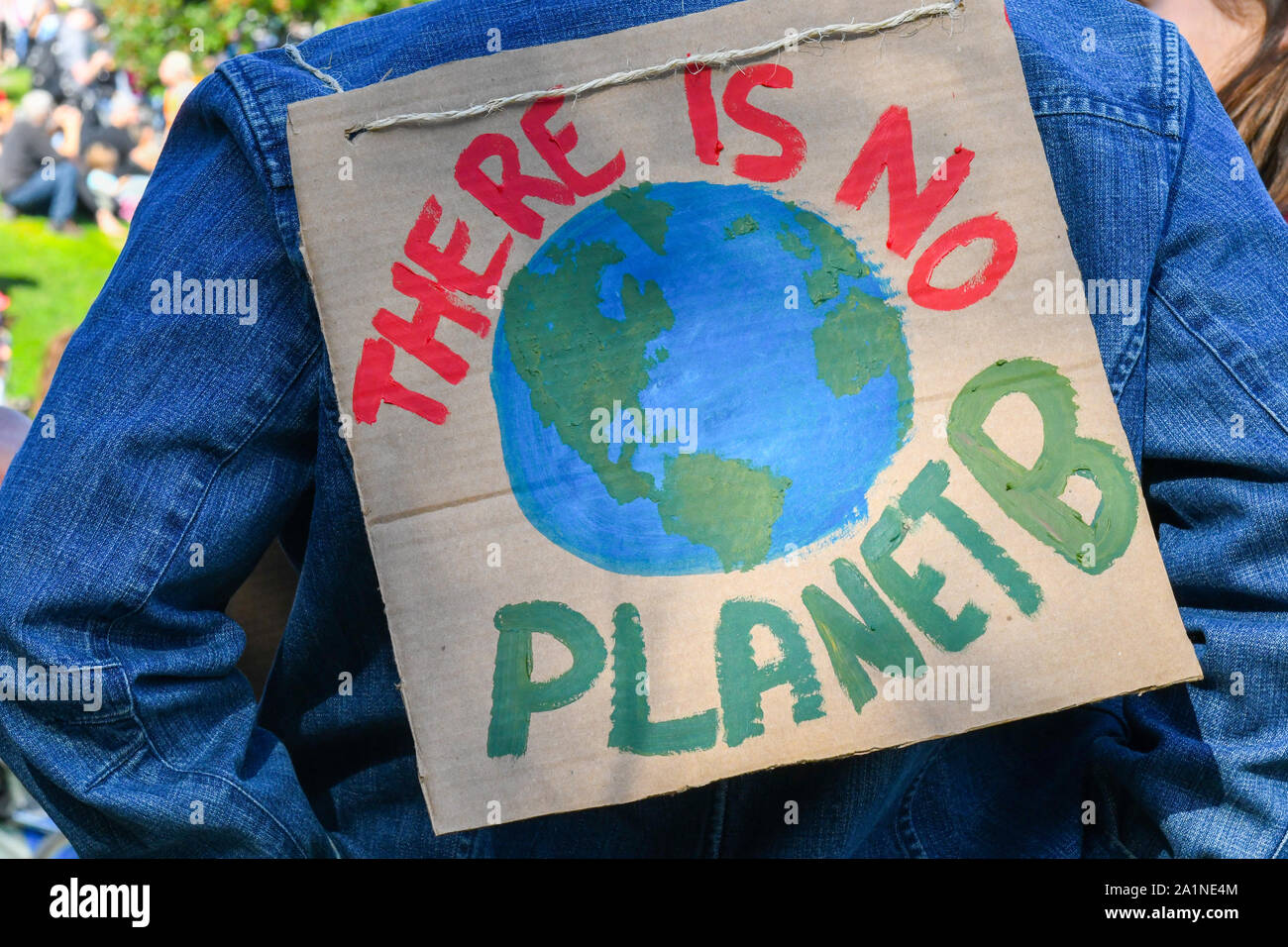 'There's No Planet B' reads this poster Stock Photo