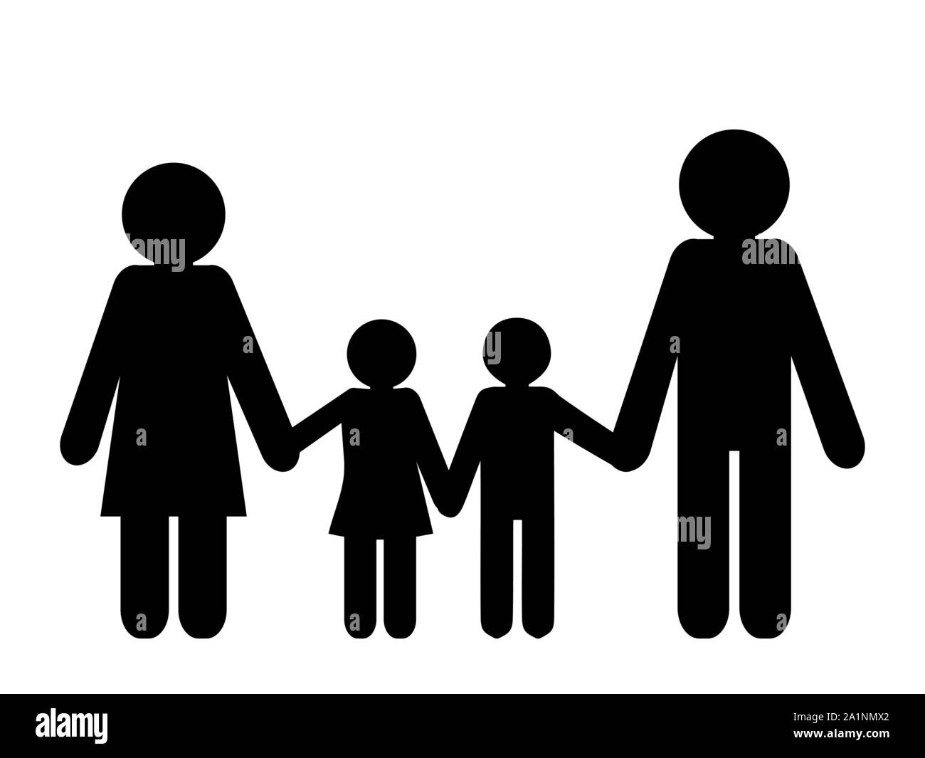 Family icon isolated on white background vector Stock Vector Image ...