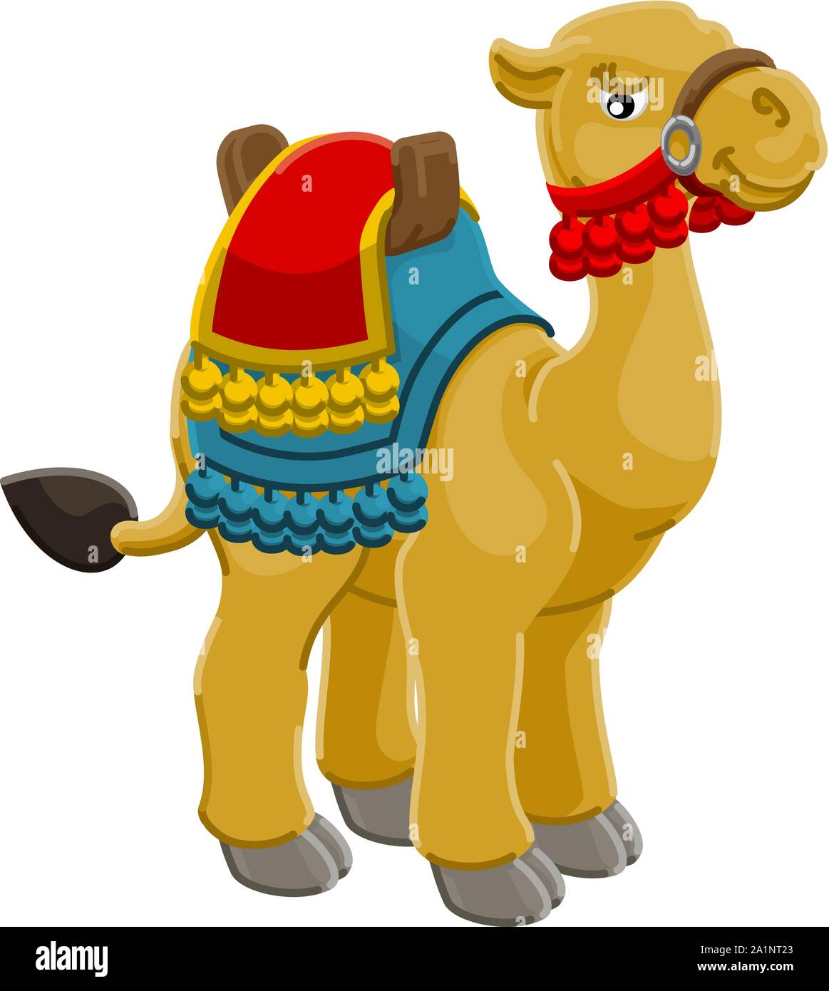 Camel Animal Cartoon Character Stock Vector