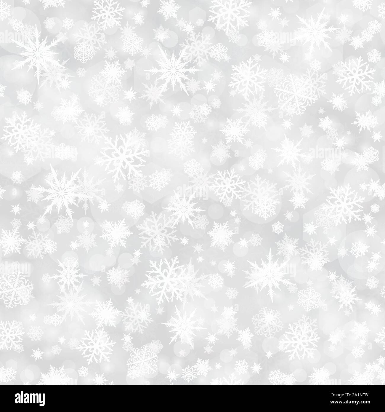 Snowflakes seamless pattern background vector Stock Vector Image & Art ...