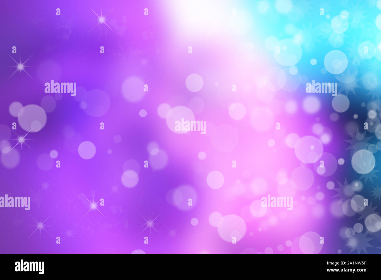 Abstract universe. Abstract pink and gradient to blue space cosmos universe background with stars and planets in space and time. Beautiful texture. Co Stock Photo