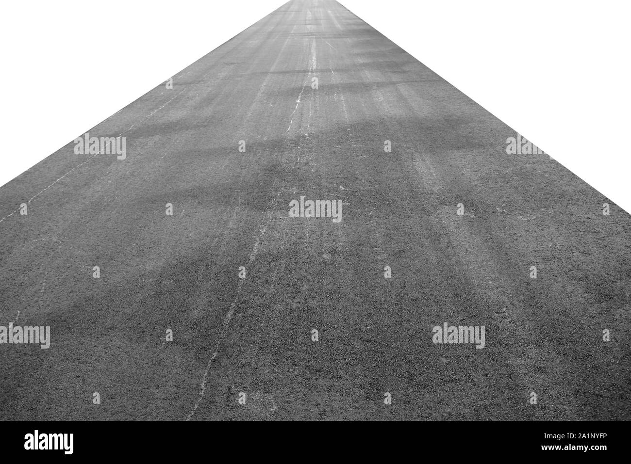 Road barricade Black and White Stock