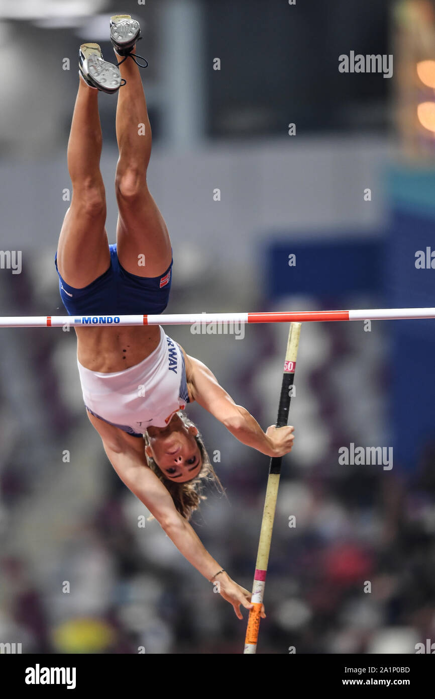 Lene retzius pole vault hi-res stock photography and images - Alamy